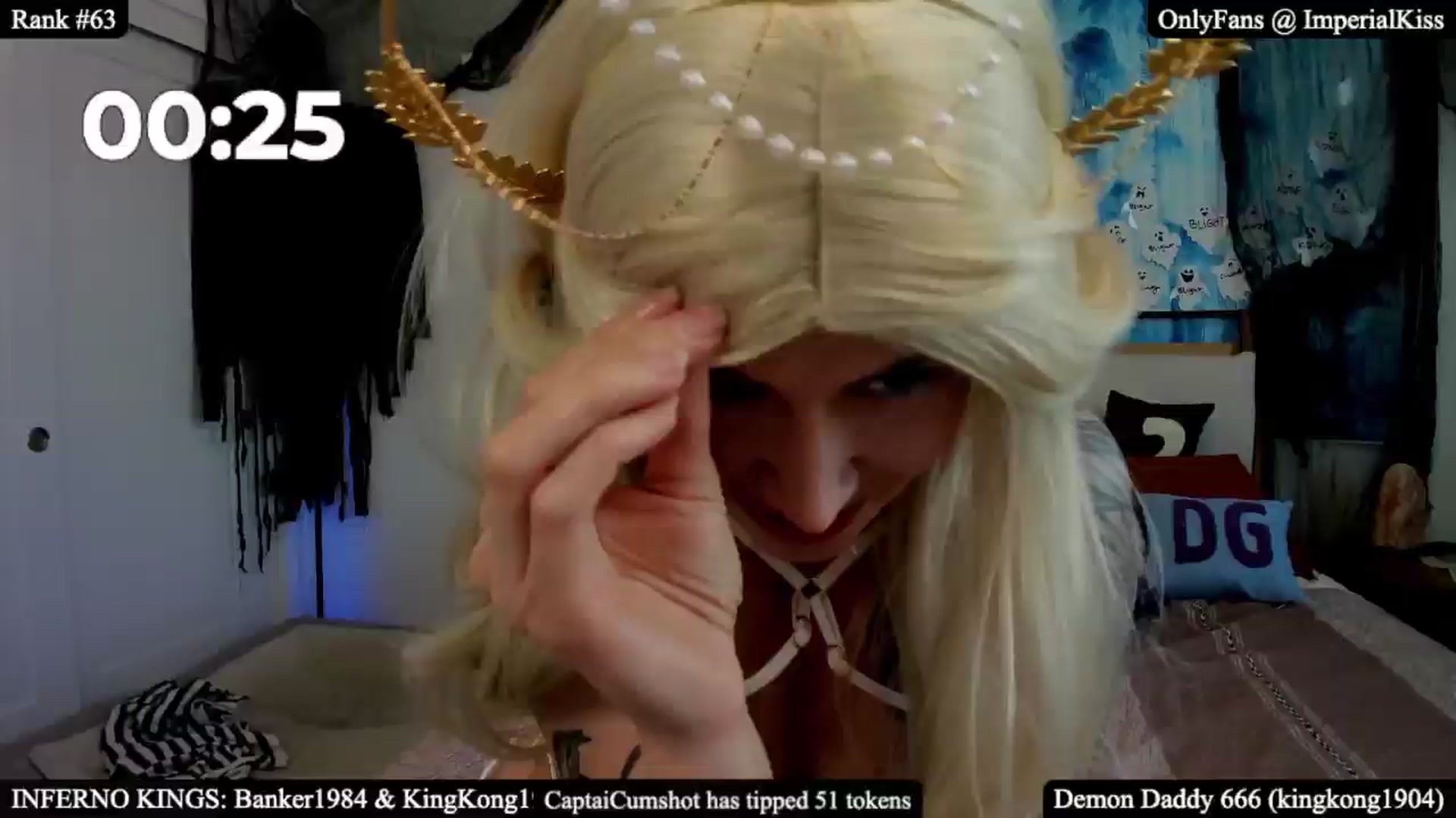 Gallery image thumbnail from ImperialKiss's myfreecams stream on, 10/31/2025, 21:56 image 9 of 20
