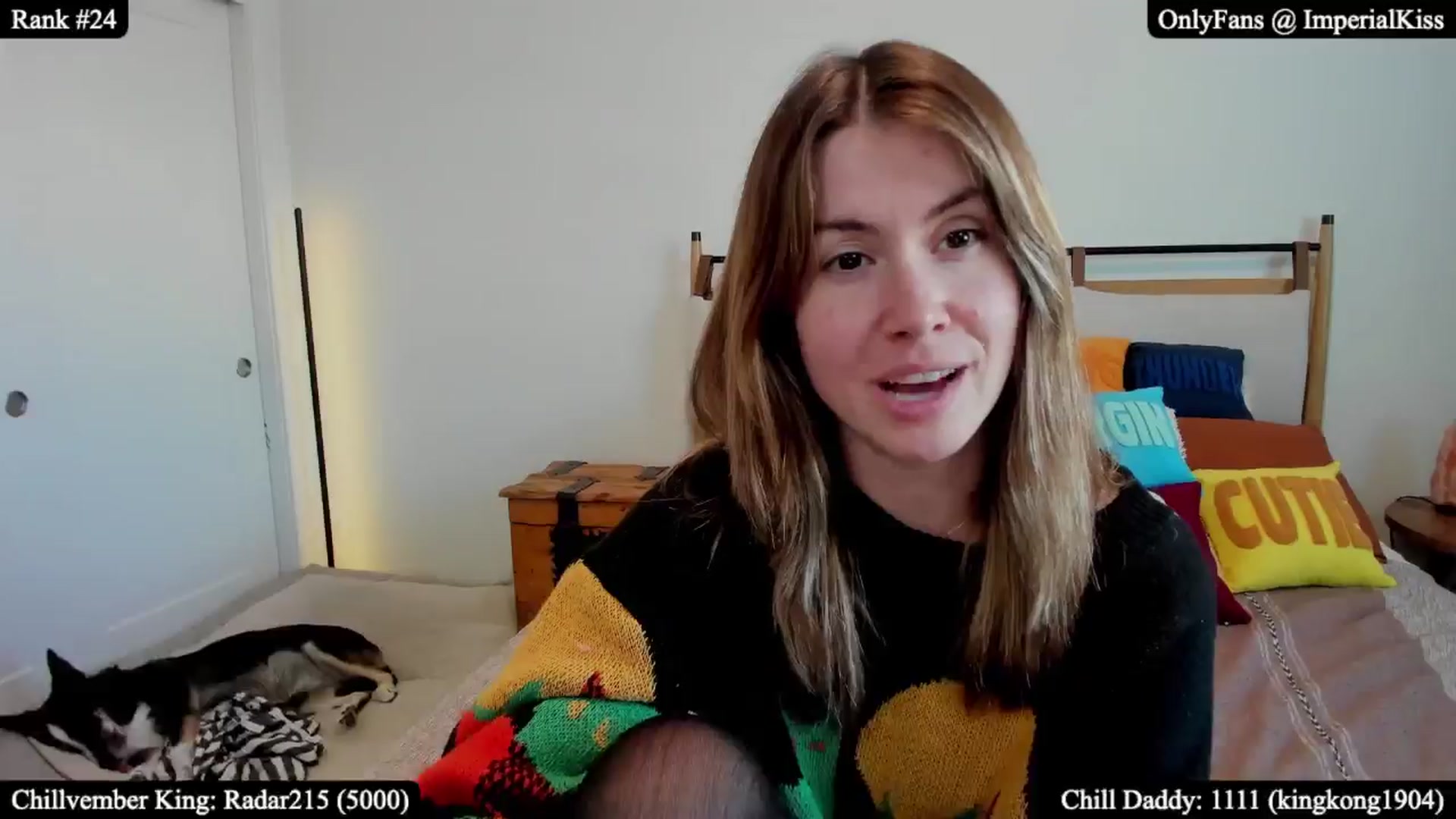 Gallery image thumbnail from ImperialKiss's myfreecams stream on, 11/03/2025, 24:05 image 19 of 20