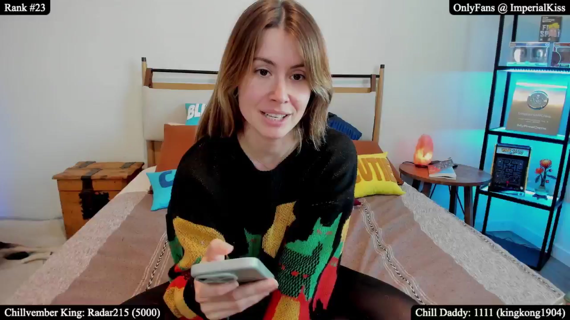Gallery image thumbnail from ImperialKiss's myfreecams stream on, 11/03/2025, 24:55 image 12 of 20