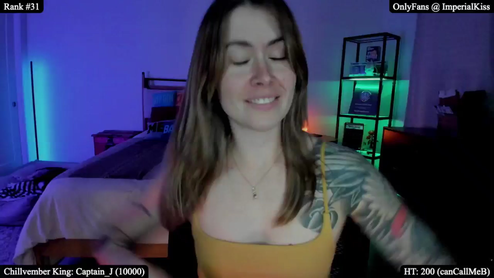 Gallery image thumbnail from ImperialKiss's myfreecams stream on, 11/06/2025, 07:15 image 14 of 20
