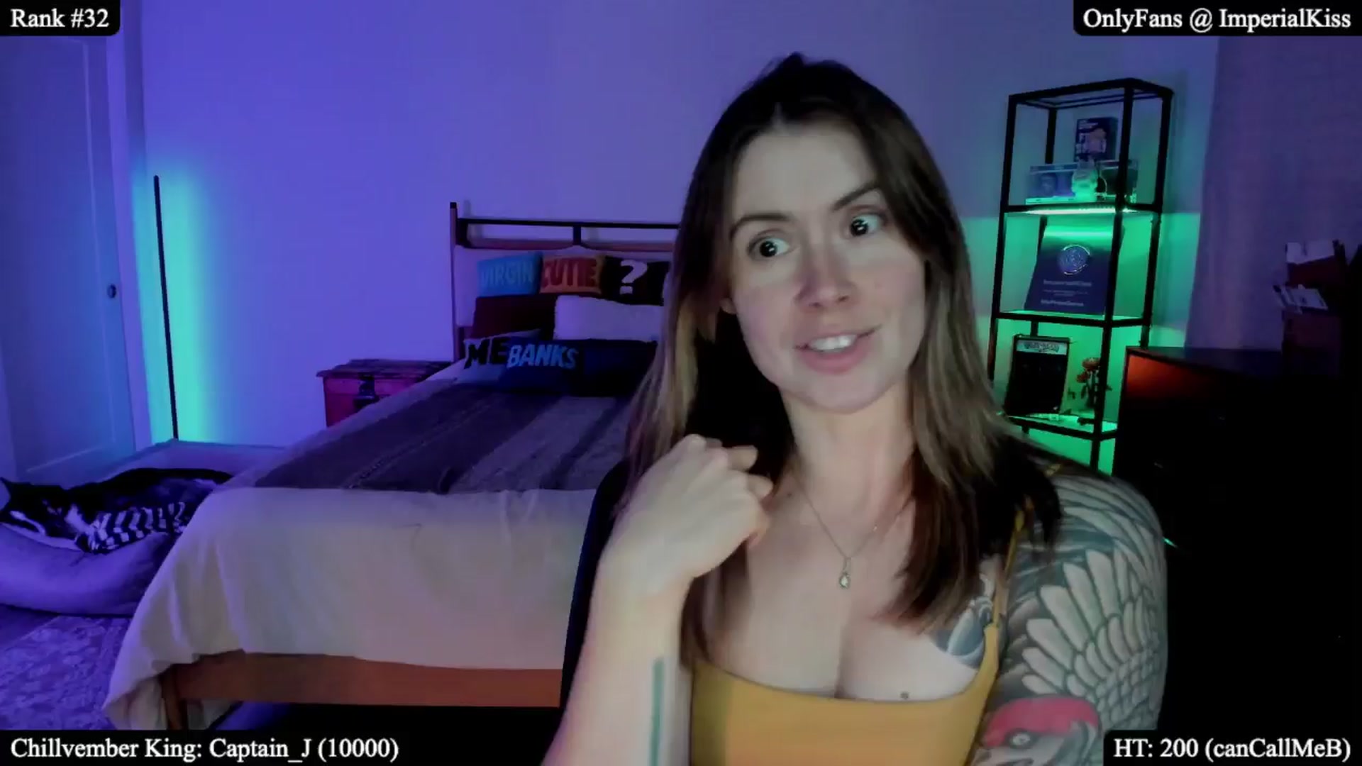 Gallery image thumbnail from ImperialKiss's myfreecams stream on, 11/06/2025, 07:15 image 6 of 20