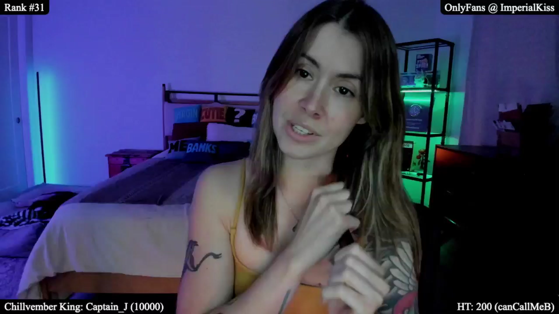 Gallery image thumbnail from ImperialKiss's myfreecams stream on, 11/06/2025, 07:15 image 16 of 20