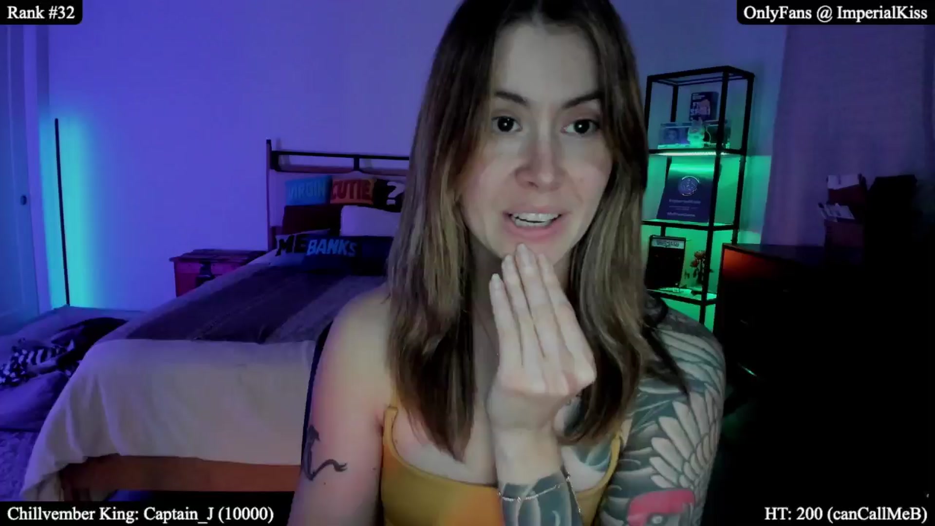 Gallery image thumbnail from ImperialKiss's myfreecams stream on, 11/06/2025, 07:15 image 13 of 20
