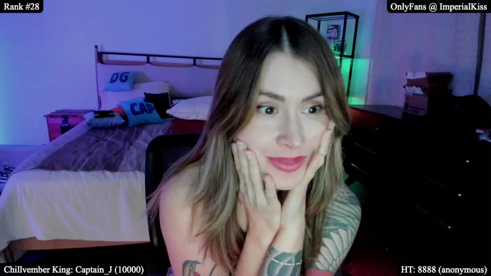 Gallery image thumbnail from ImperialKiss's myfreecams stream on, 11/08/2025, 07:56 image 8 of 20