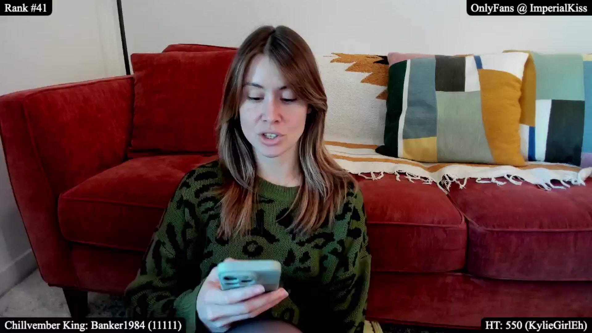 Gallery image thumbnail from ImperialKiss's myfreecams stream on, 11/21/2025, 22:53 image 6 of 20