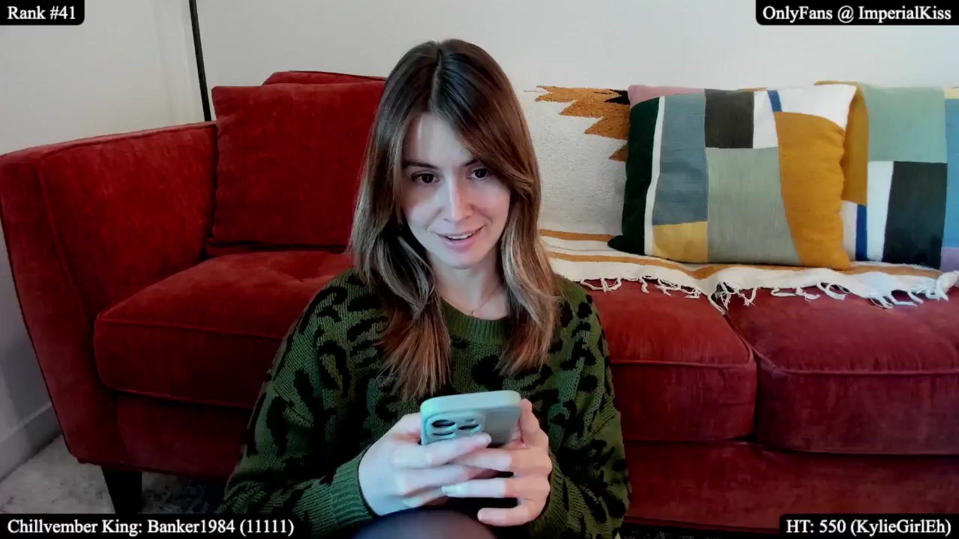 Gallery image thumbnail from ImperialKiss's myfreecams stream on, 11/21/2025, 22:53 image 9 of 20