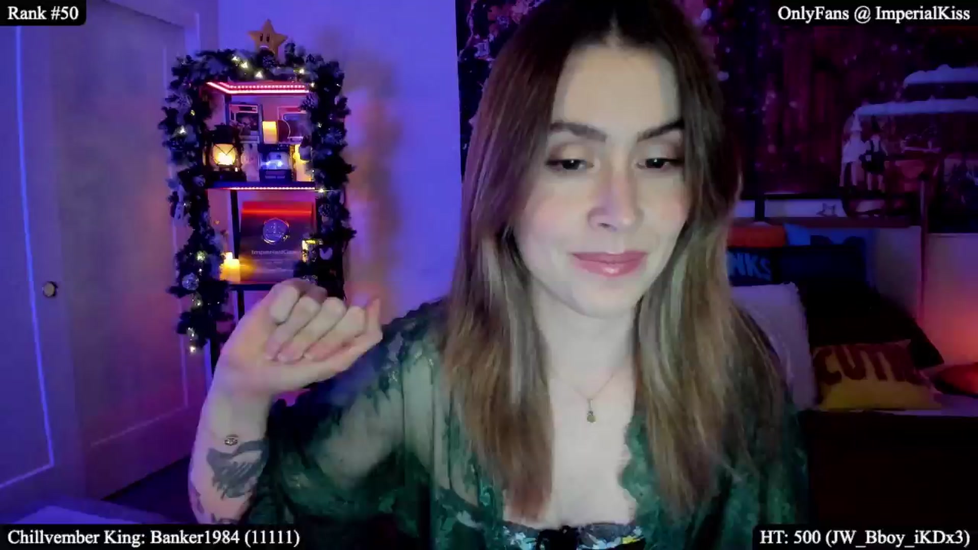 Gallery image thumbnail from ImperialKiss's myfreecams stream on, 12/01/2025, 08:12 image 4 of 20