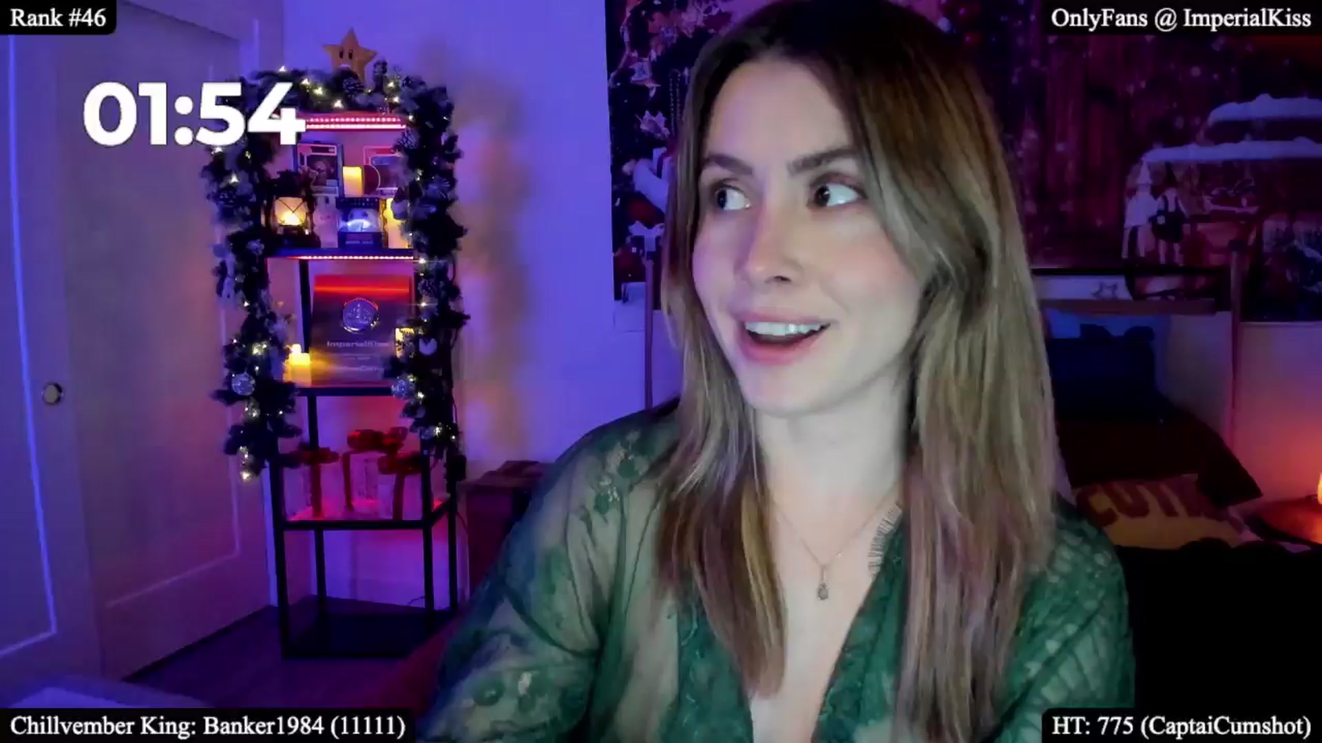 Gallery image thumbnail from ImperialKiss's myfreecams stream on, 12/01/2025, 08:12 image 15 of 20