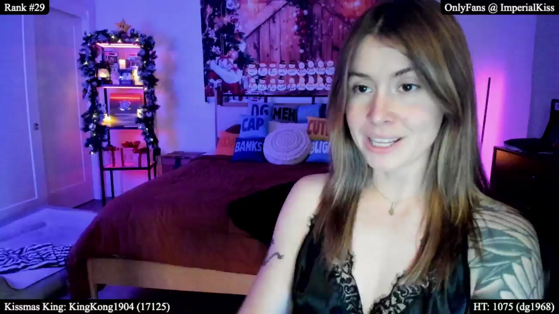 Gallery image thumbnail from ImperialKiss's myfreecams stream on, 12/05/2025, 03:15 image 17 of 20