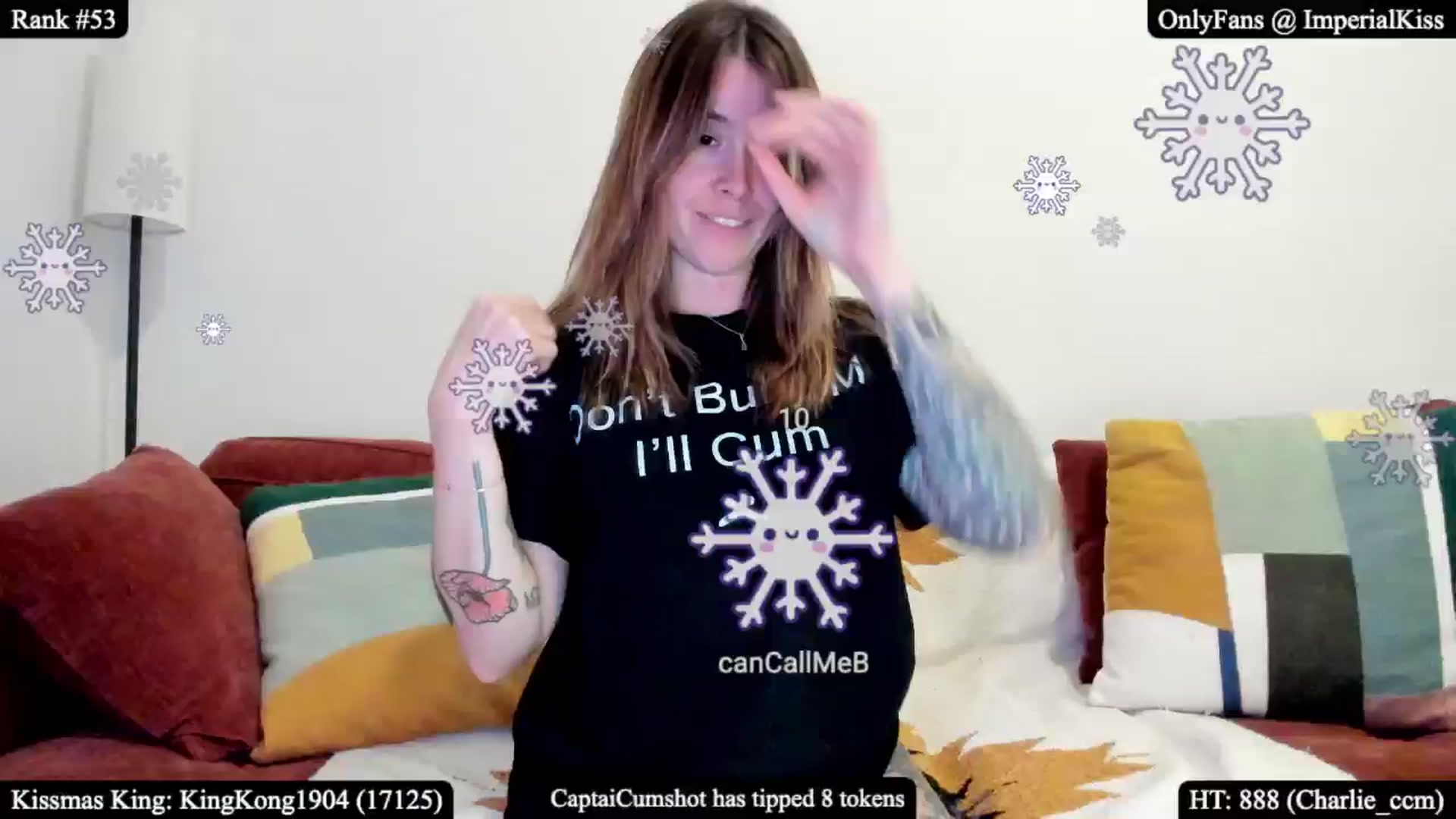 Gallery image thumbnail from ImperialKiss's myfreecams stream on, 12/18/2025, 05:54 image 17 of 20