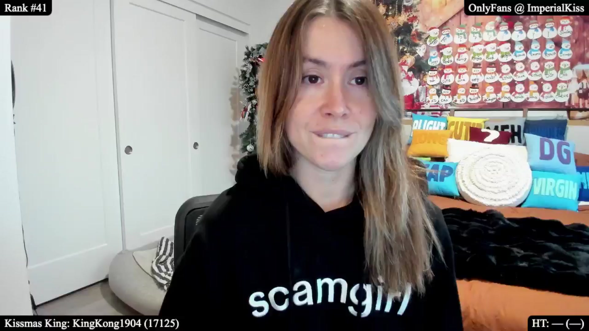 Gallery image thumbnail from ImperialKiss's myfreecams stream on, 12/22/2025, 24:02 image 1 of 20
