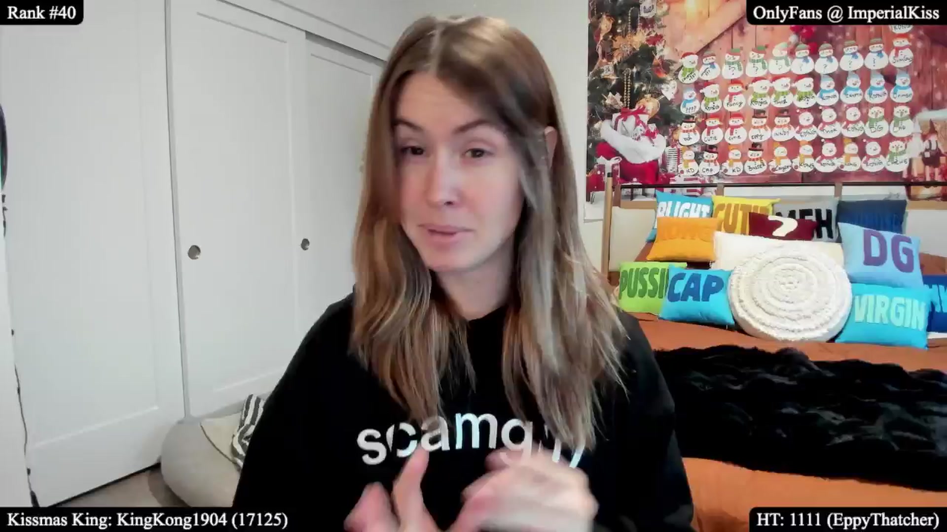 Gallery image thumbnail from ImperialKiss's myfreecams stream on, 12/22/2025, 24:02 image 7 of 20