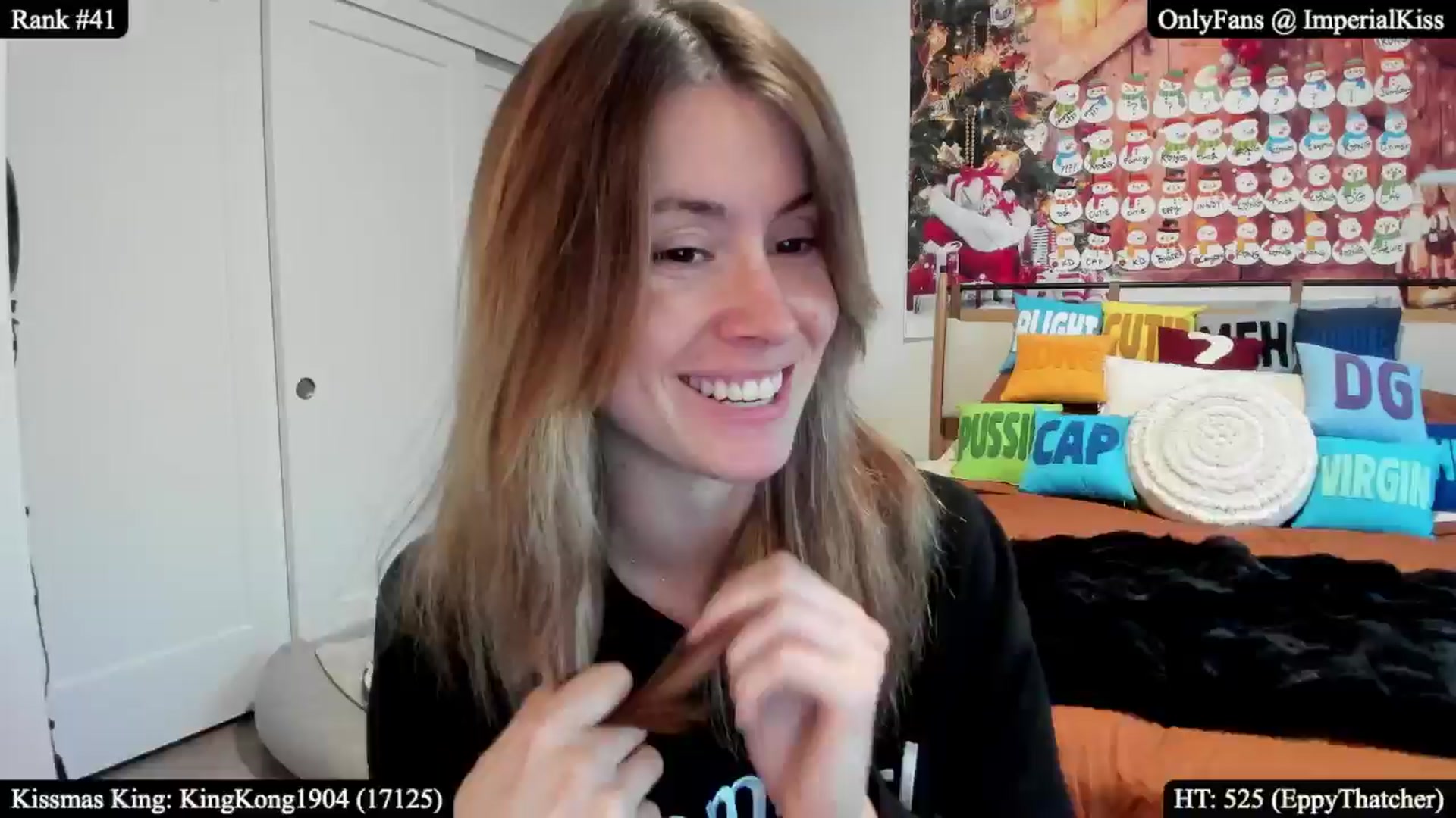 Gallery image thumbnail from ImperialKiss's myfreecams stream on, 12/22/2025, 24:02 image 5 of 20