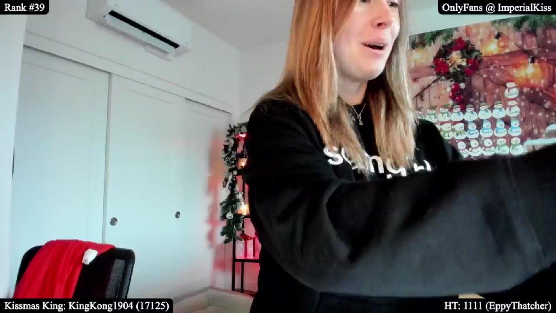 Gallery image thumbnail from ImperialKiss's myfreecams stream on, 12/22/2025, 24:02 image 14 of 20