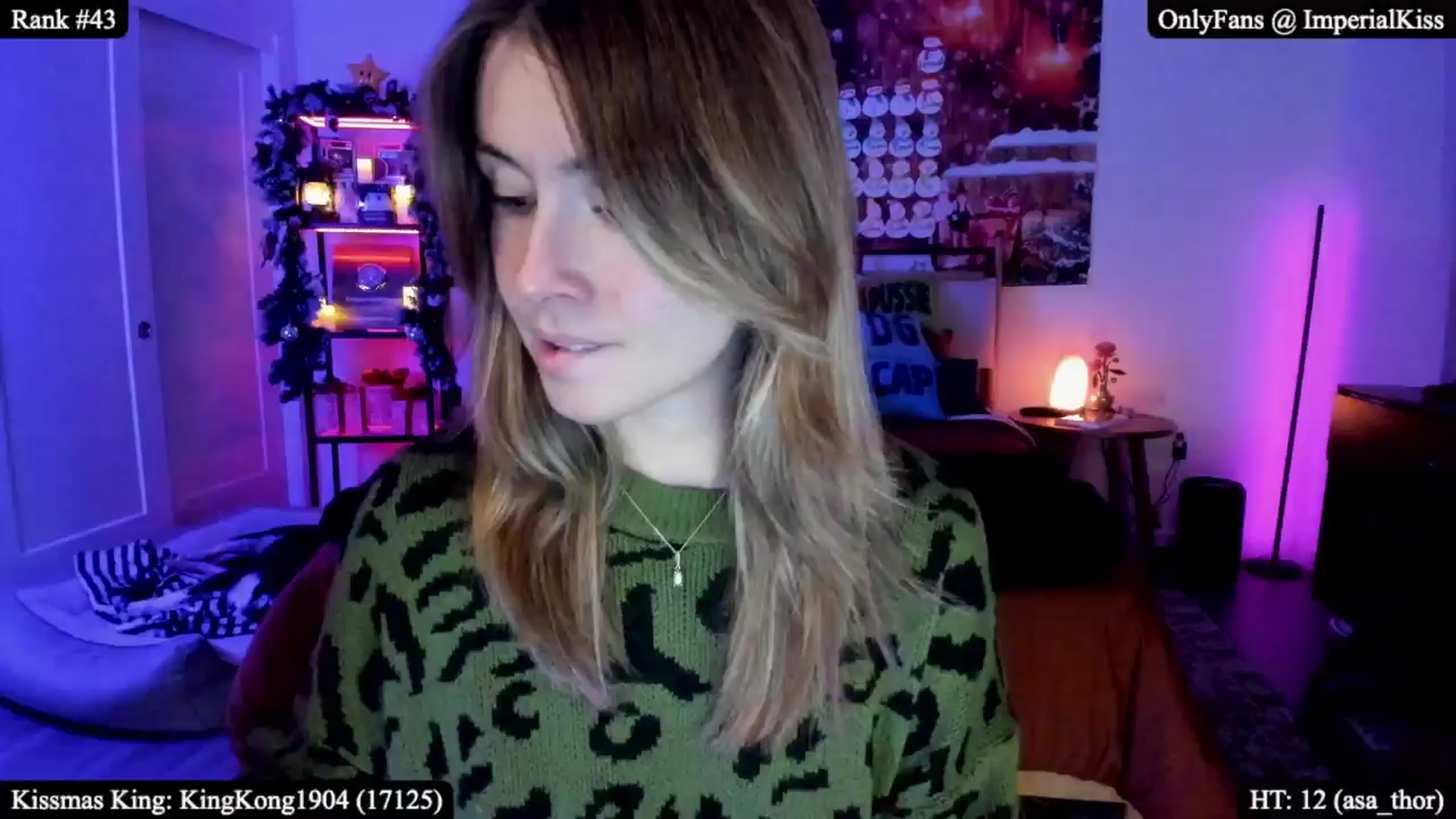 Gallery image thumbnail from ImperialKiss's myfreecams stream on, 12/23/2025, 07:11 image 3 of 20