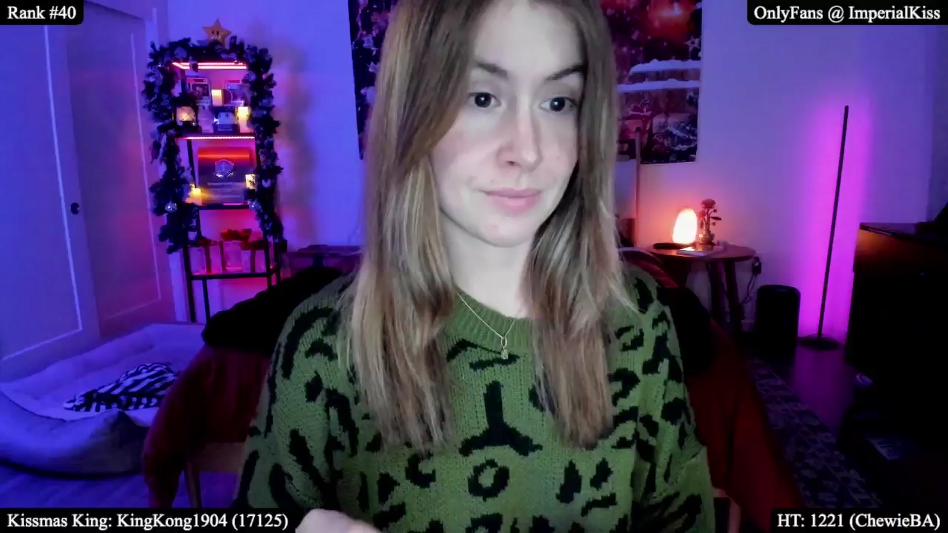 Gallery image thumbnail from ImperialKiss's myfreecams stream on, 12/23/2025, 07:34 image 15 of 20