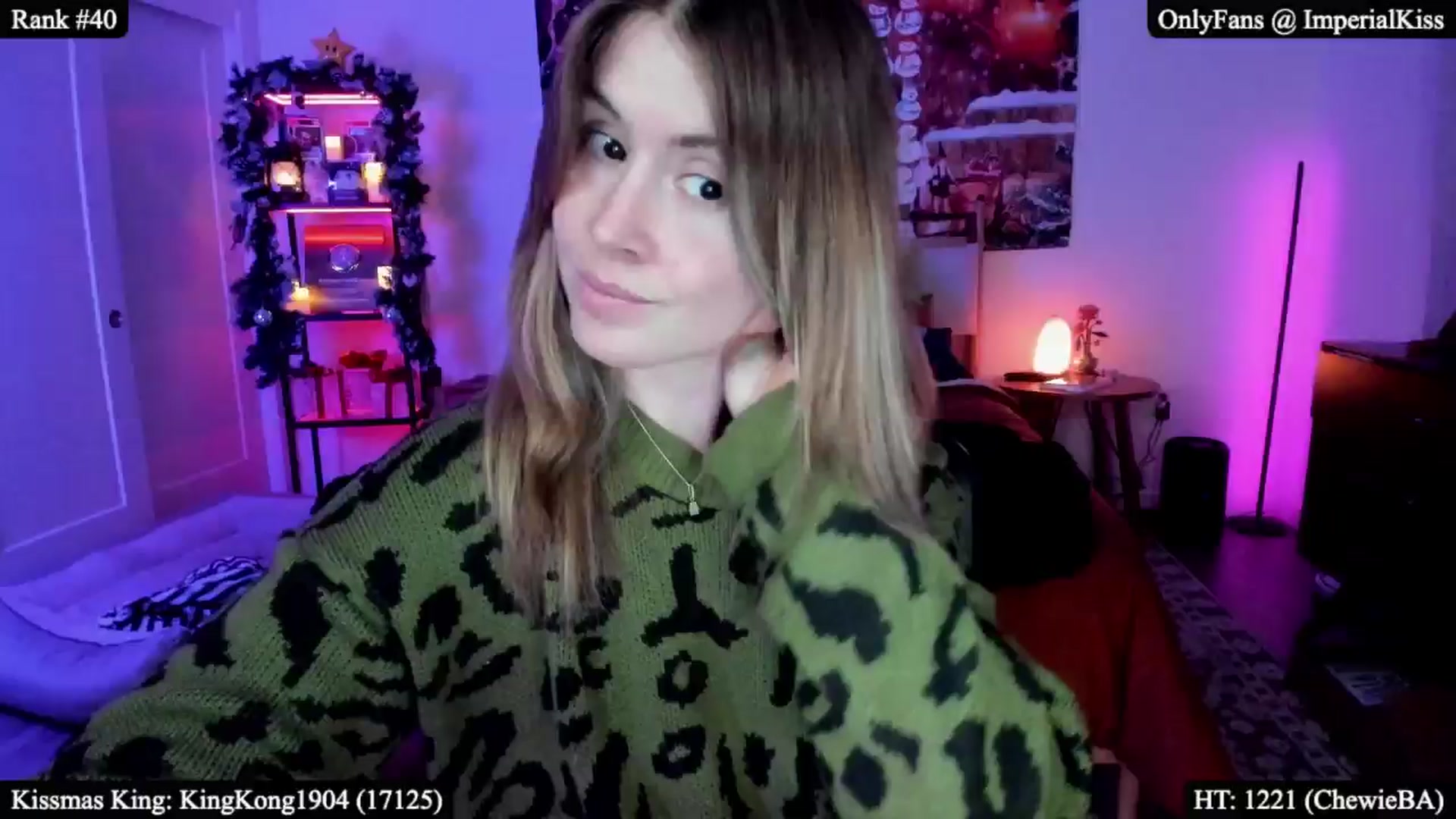 Gallery image thumbnail from ImperialKiss's myfreecams stream on, 12/23/2025, 07:34 image 14 of 20