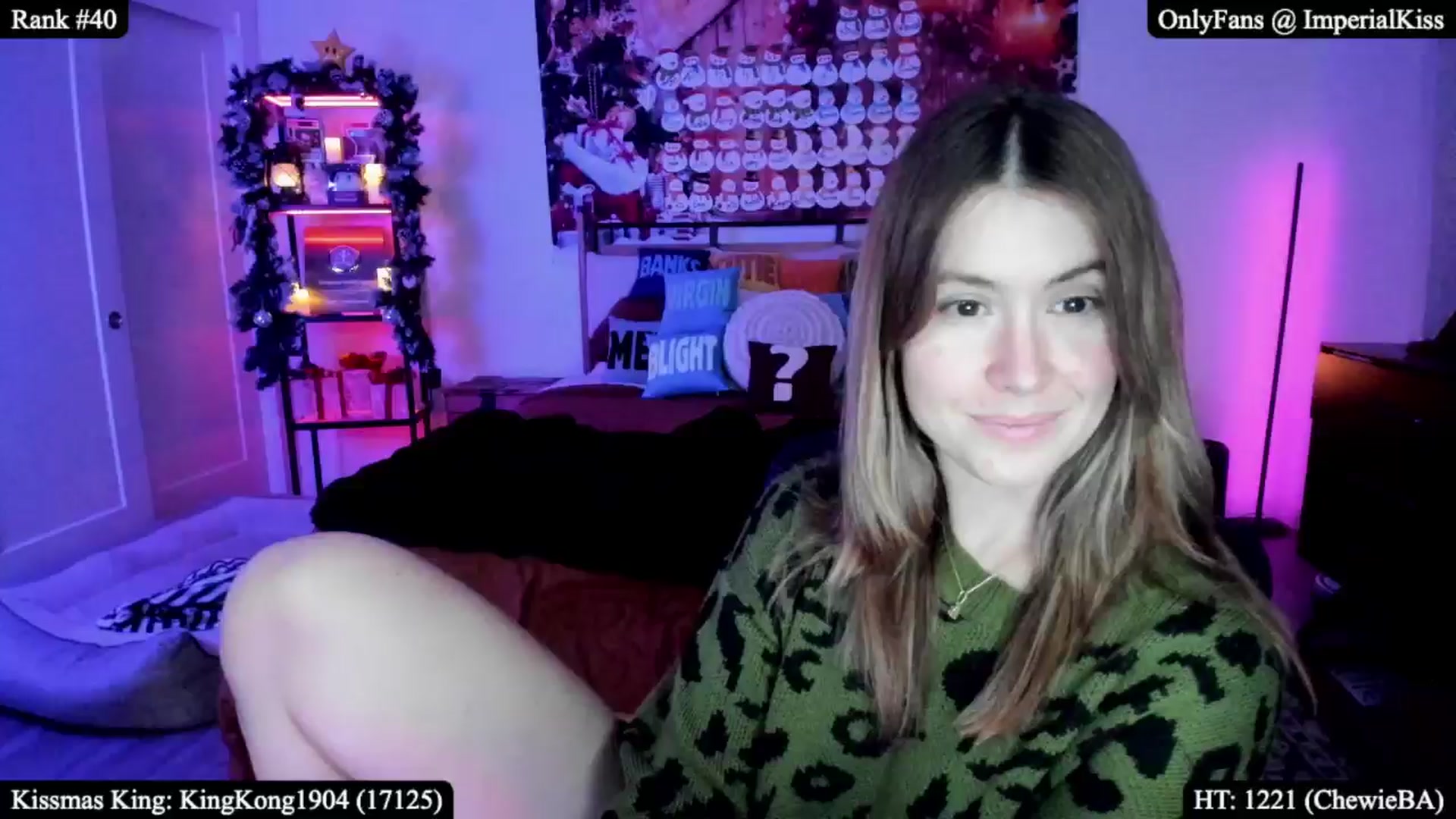 Gallery image thumbnail from ImperialKiss's myfreecams stream on, 12/23/2025, 07:34 image 18 of 20