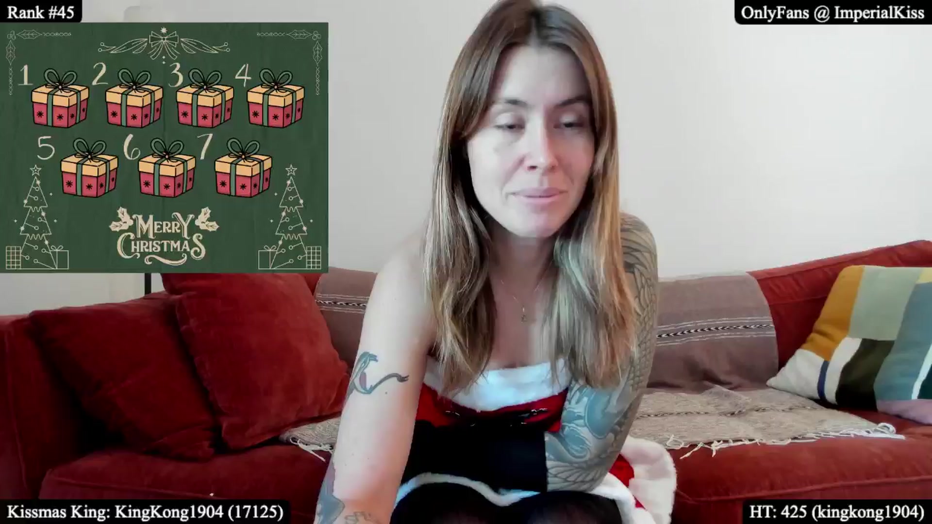 Gallery image thumbnail from ImperialKiss's myfreecams stream on, 12/24/2025, 21:52 image 2 of 20