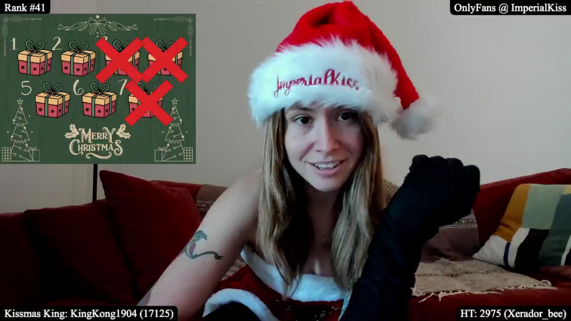 Gallery image thumbnail from ImperialKiss's myfreecams stream on, 12/24/2025, 21:52 image 16 of 20