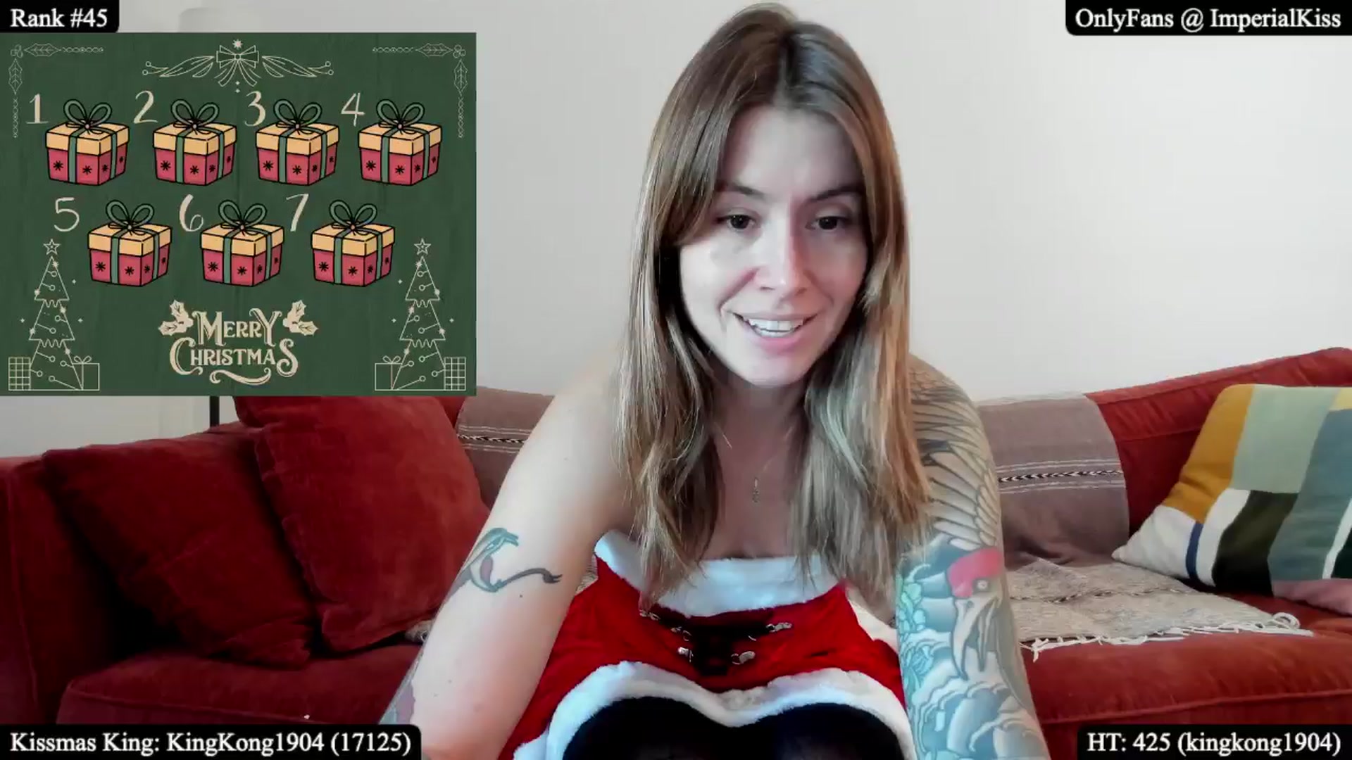 Gallery image thumbnail from ImperialKiss's myfreecams stream on, 12/24/2025, 21:52 image 3 of 20
