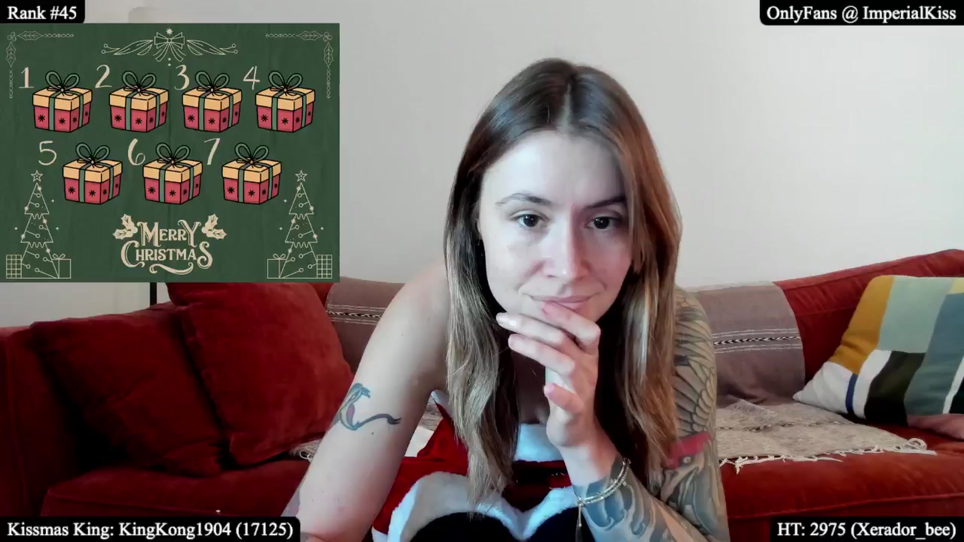Gallery image thumbnail from ImperialKiss's myfreecams stream on, 12/24/2025, 21:52 image 9 of 20