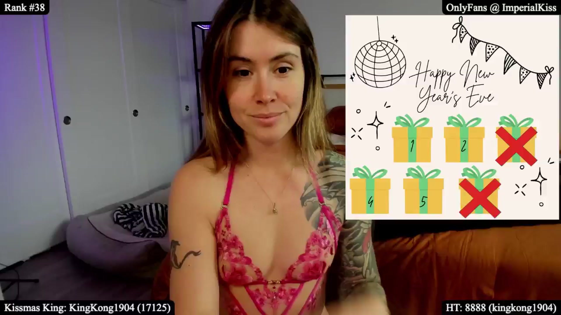 Gallery image thumbnail from ImperialKiss's myfreecams stream on, 12/31/2025, 23:14 image 19 of 20