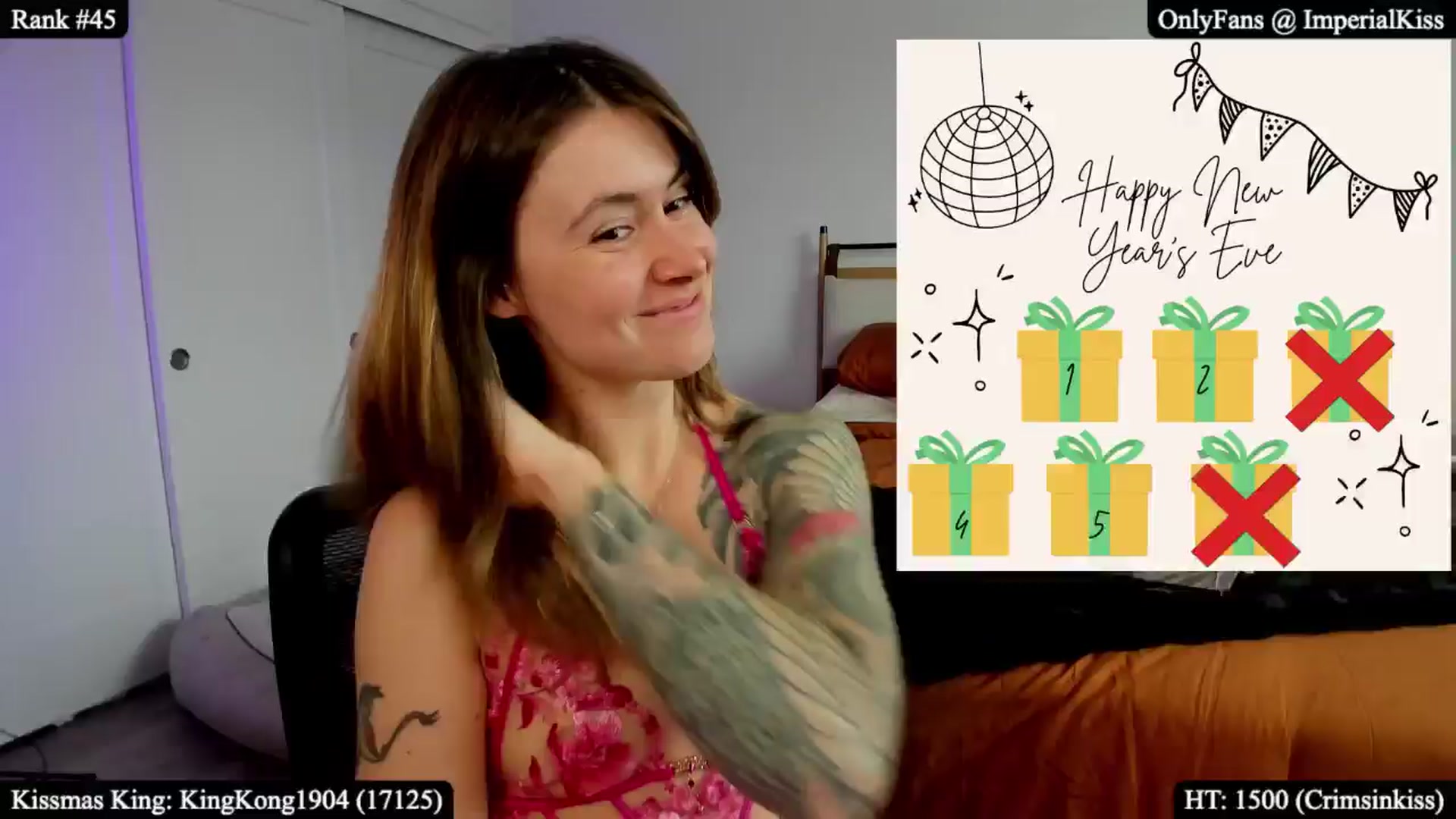 Gallery image thumbnail from ImperialKiss's myfreecams stream on, 12/31/2025, 23:14 image 11 of 20