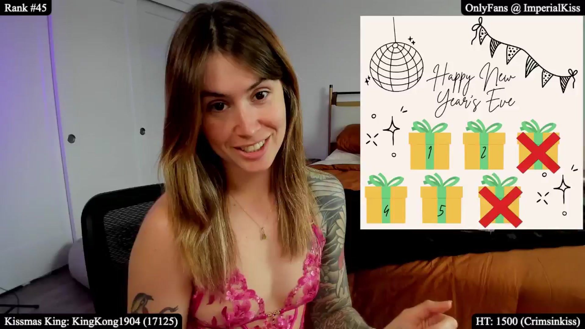 Gallery image thumbnail from ImperialKiss's myfreecams stream on, 12/31/2025, 23:14 image 10 of 20