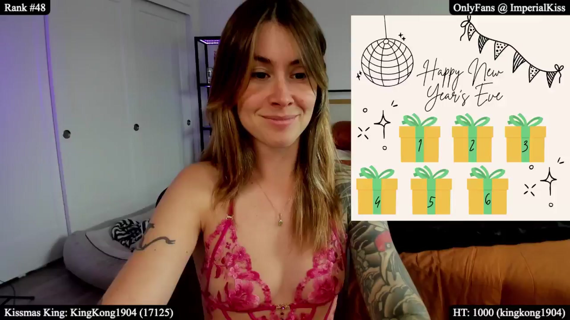 Gallery image thumbnail from ImperialKiss's myfreecams stream on, 12/31/2025, 23:14 image 3 of 20