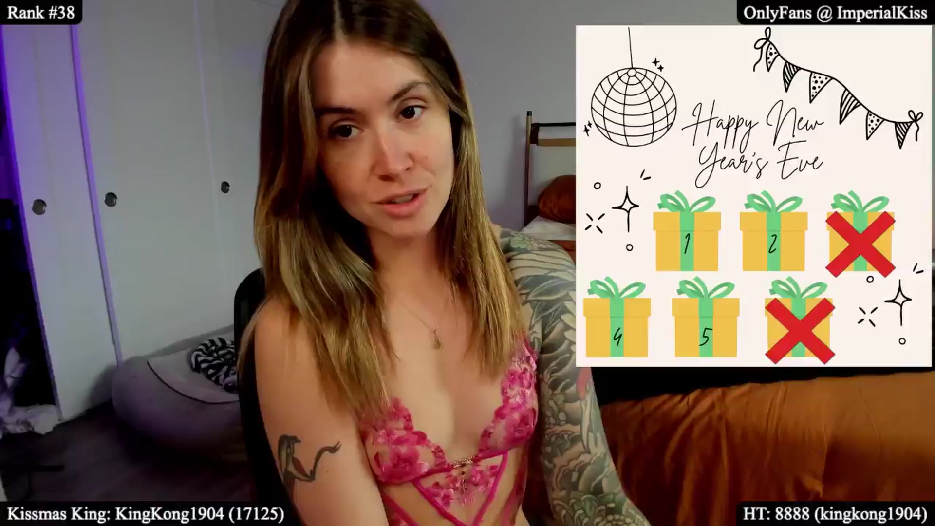 Gallery image thumbnail from ImperialKiss's myfreecams stream on, 12/31/2025, 23:14 image 20 of 20