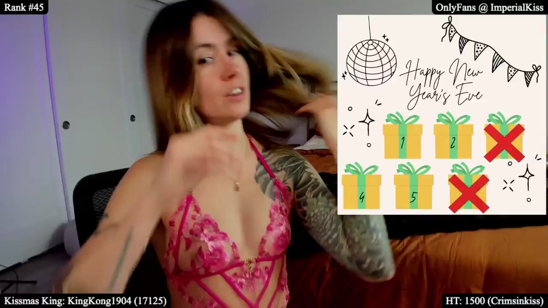 Gallery image thumbnail from ImperialKiss's myfreecams stream on, 12/31/2025, 23:14 image 9 of 20