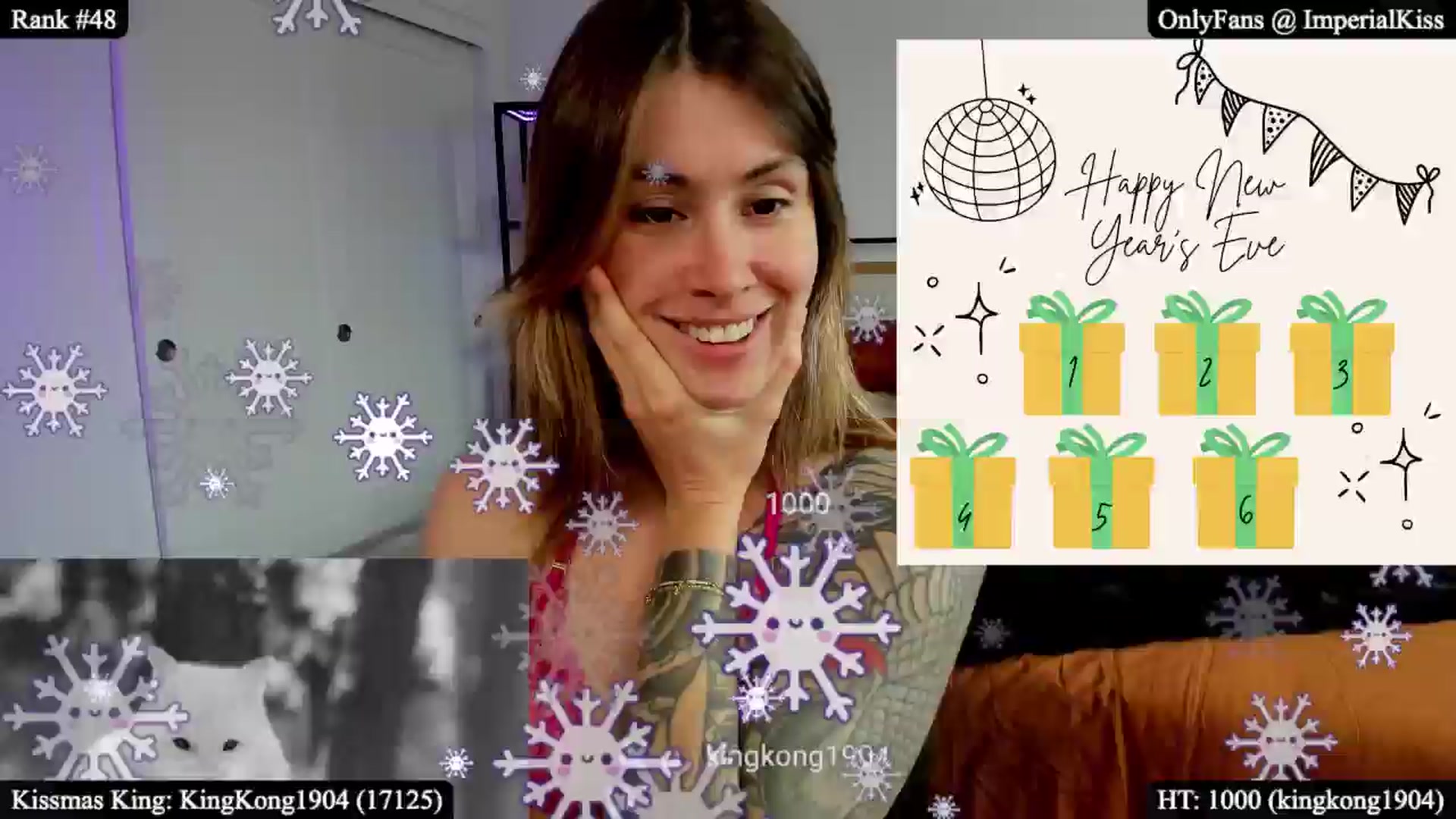 Gallery image thumbnail from ImperialKiss's myfreecams stream on, 12/31/2025, 23:14 image 2 of 20