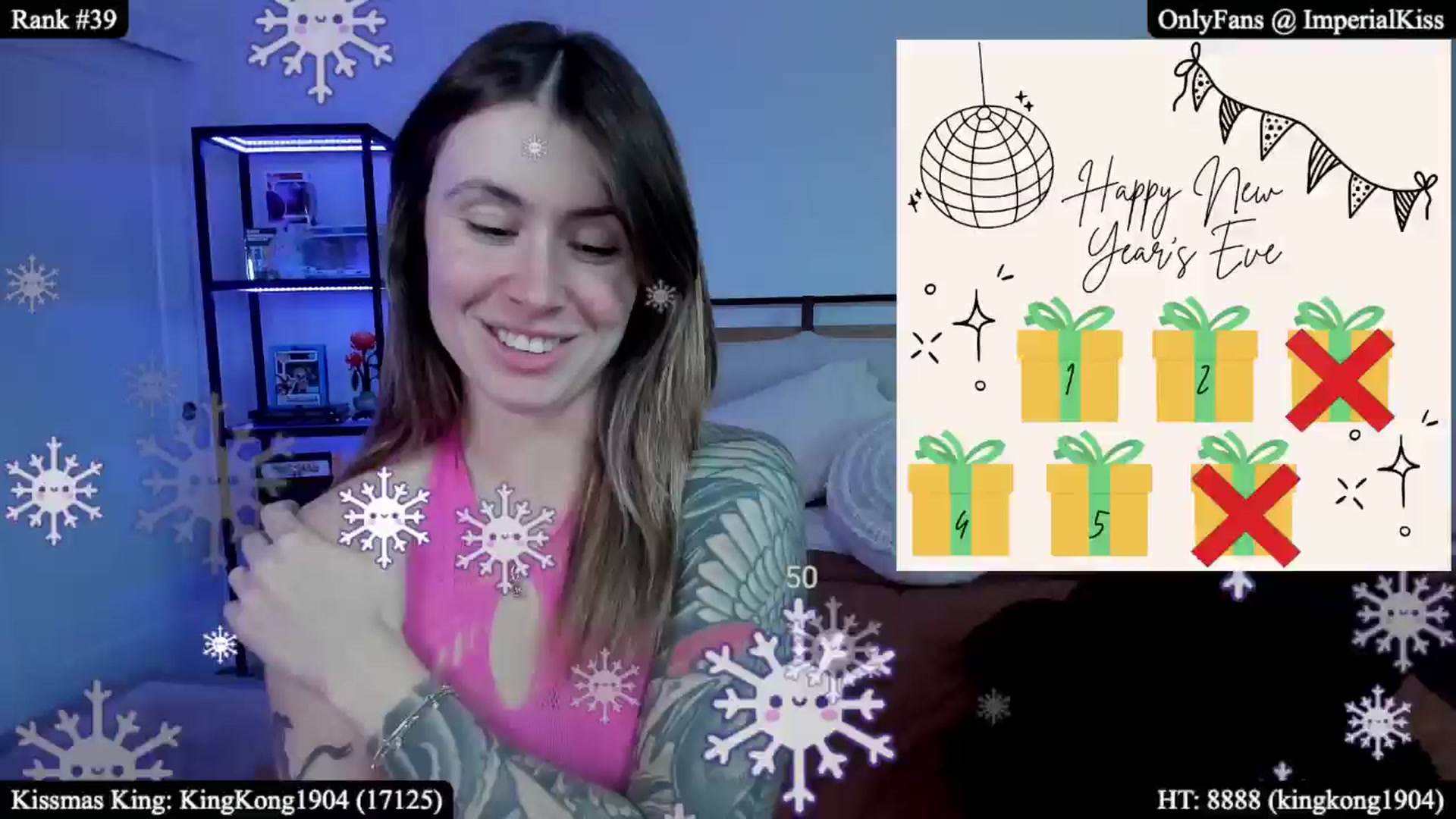 Gallery image thumbnail from ImperialKiss's myfreecams stream on, 01/01/2026, 01:40 image 6 of 20