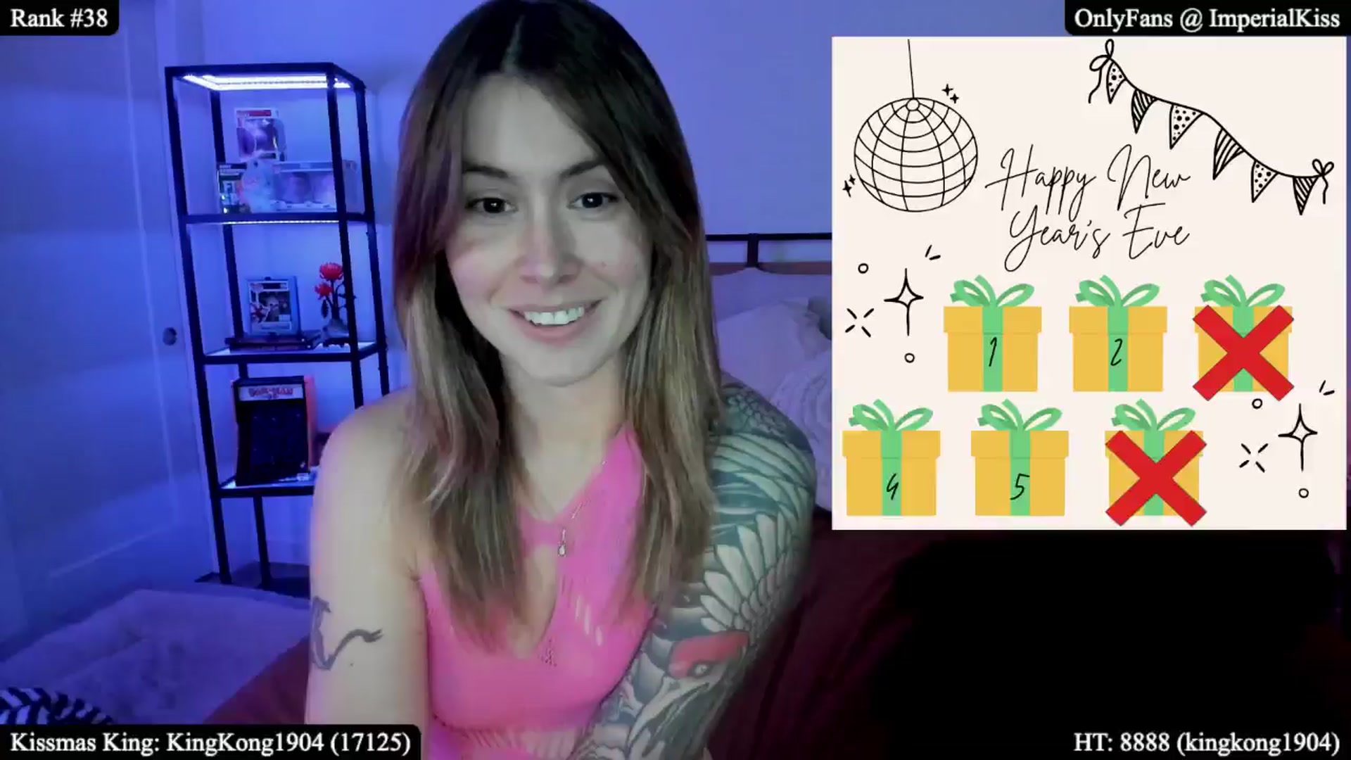 Gallery image thumbnail from ImperialKiss's myfreecams stream on, 01/01/2026, 01:40 image 16 of 20
