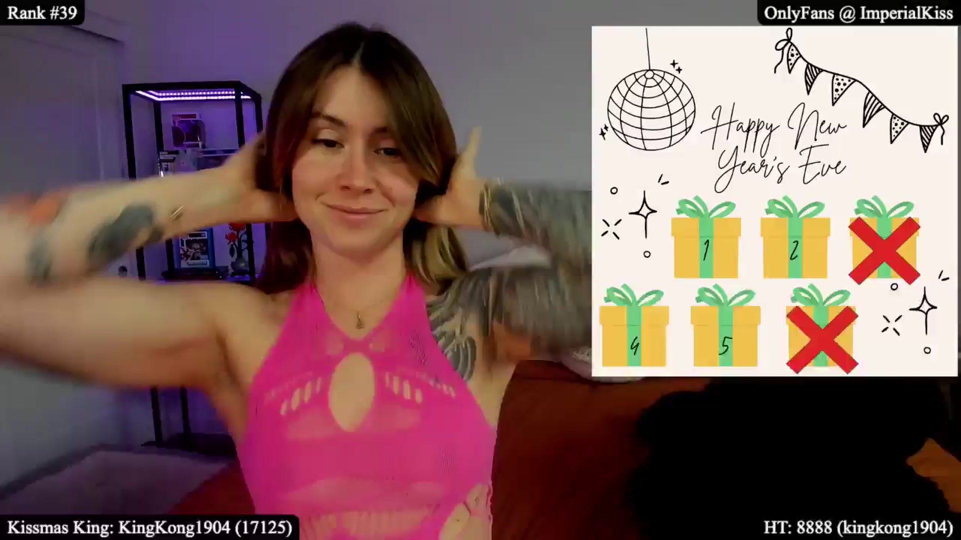 Gallery image thumbnail from ImperialKiss's myfreecams stream on, 01/01/2026, 01:40 image 2 of 20