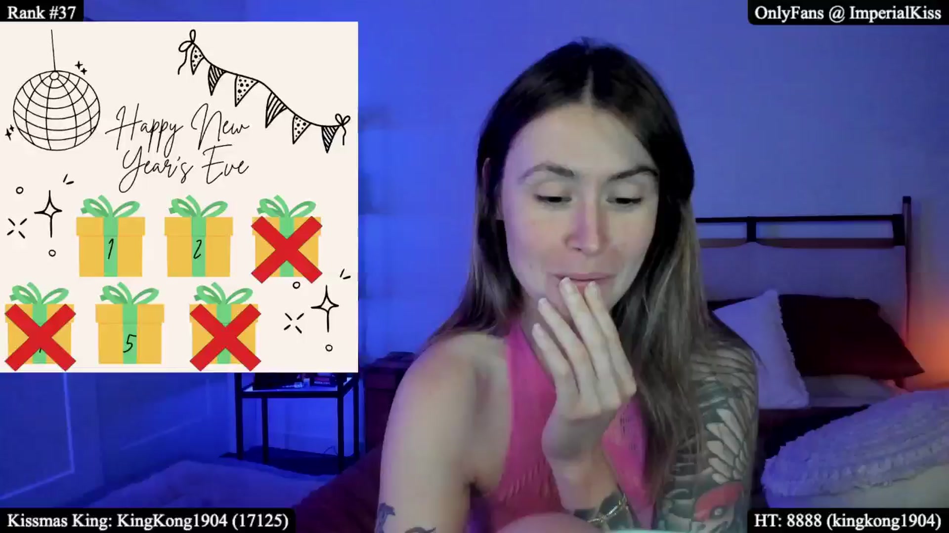 Gallery image thumbnail from ImperialKiss's myfreecams stream on, 01/01/2026, 05:09 image 4 of 20