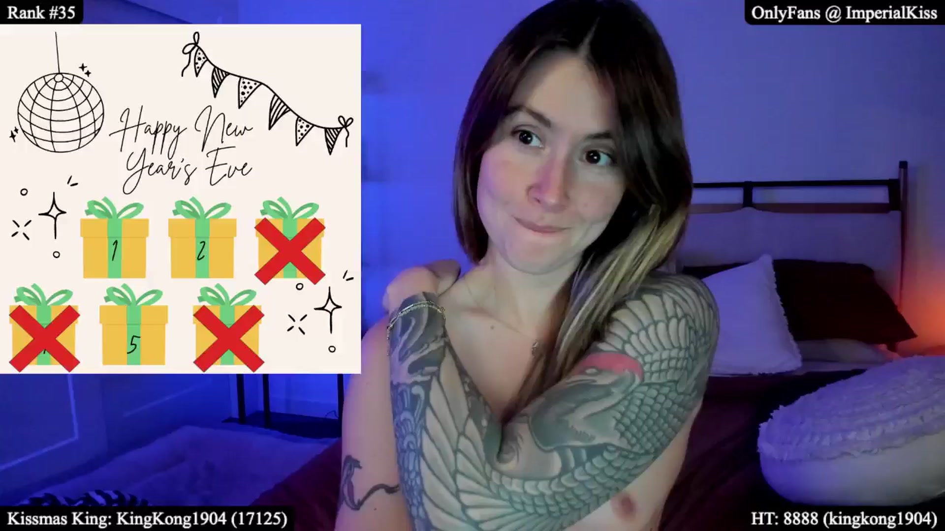 Gallery image thumbnail from ImperialKiss's myfreecams stream on, 01/01/2026, 05:09 image 13 of 20
