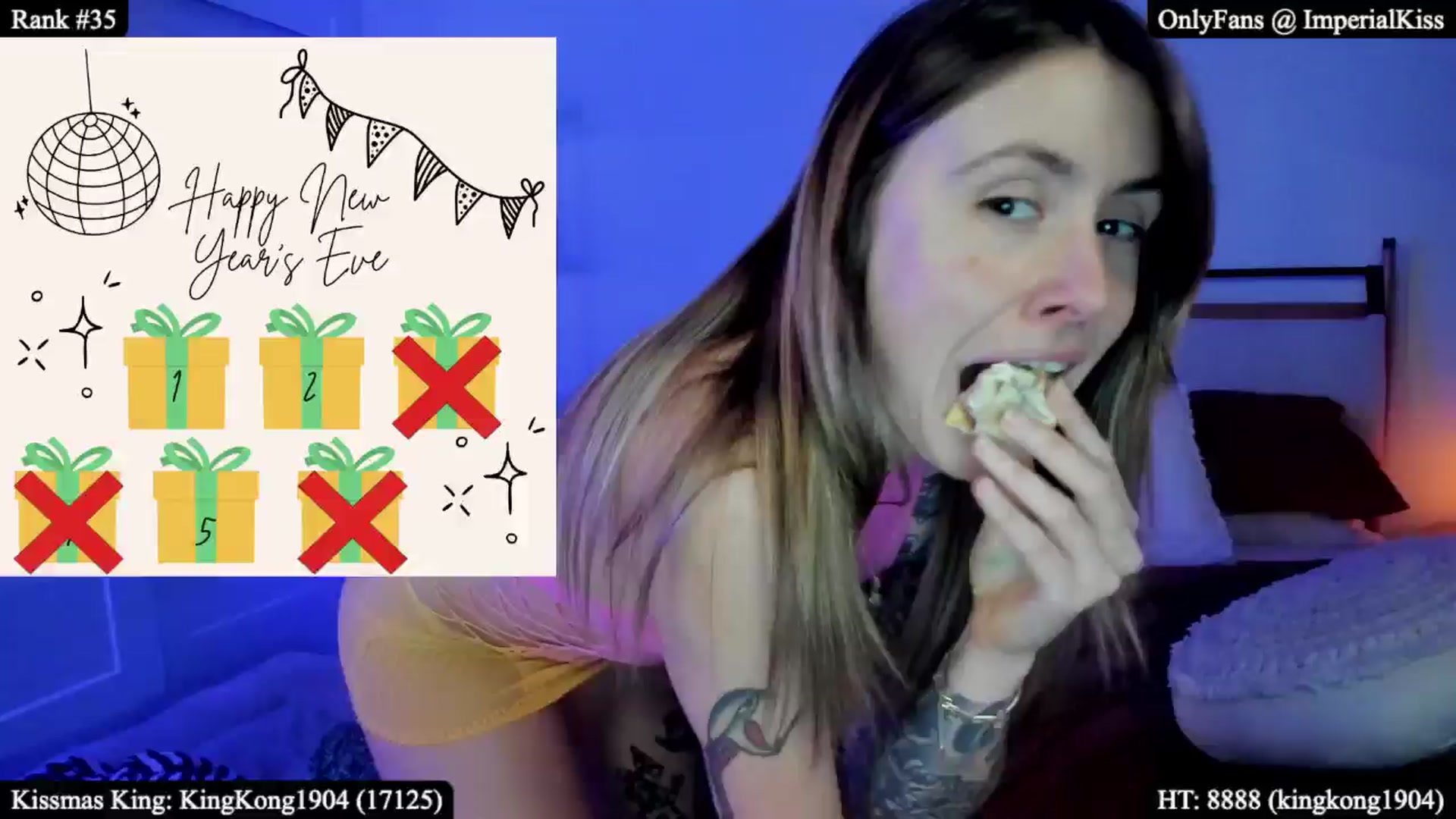 Gallery image thumbnail from ImperialKiss's myfreecams stream on, 01/01/2026, 05:09 image 11 of 20