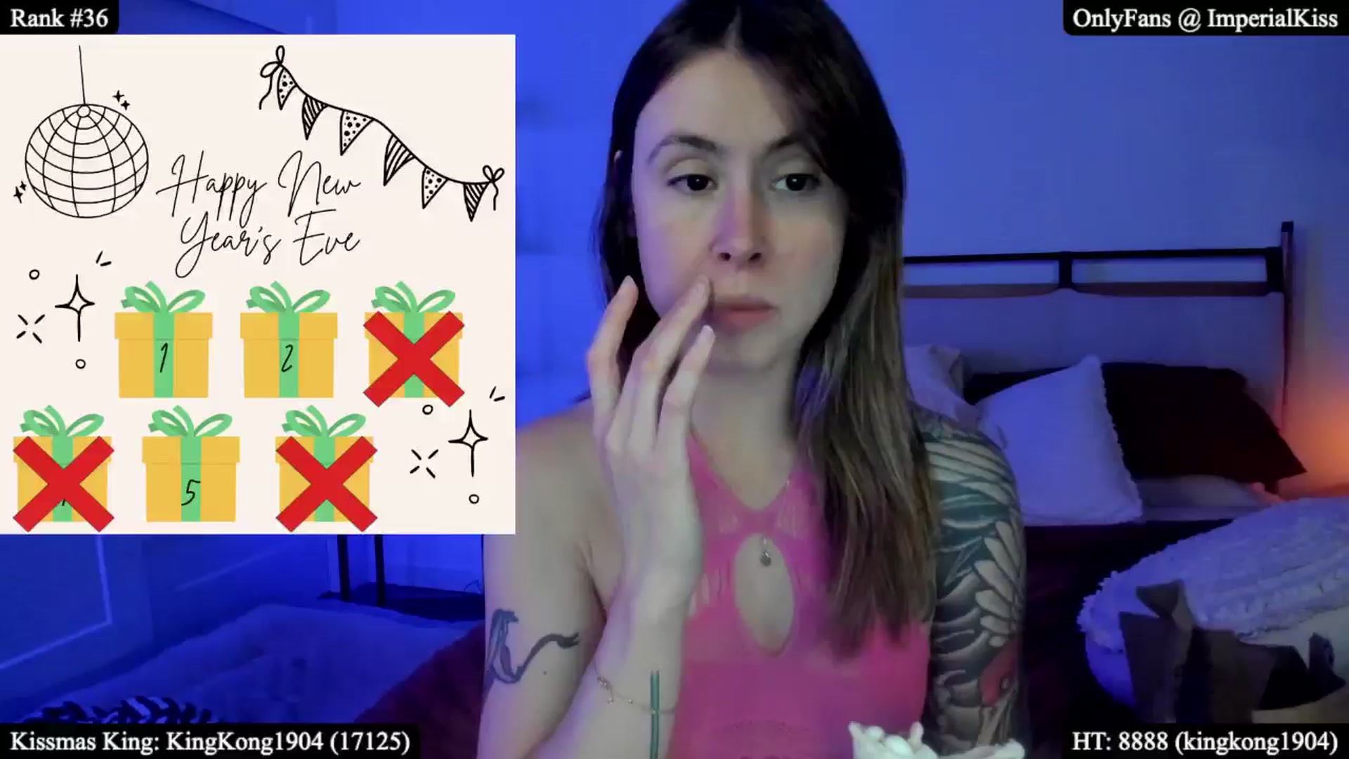 Gallery image thumbnail from ImperialKiss's myfreecams stream on, 01/01/2026, 05:09 image 10 of 20