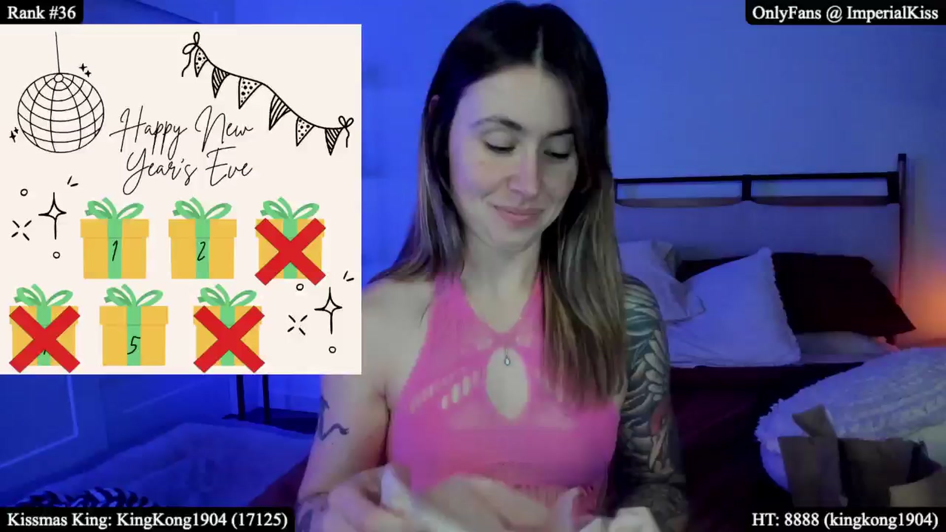 Gallery image thumbnail from ImperialKiss's myfreecams stream on, 01/01/2026, 05:09 image 9 of 20