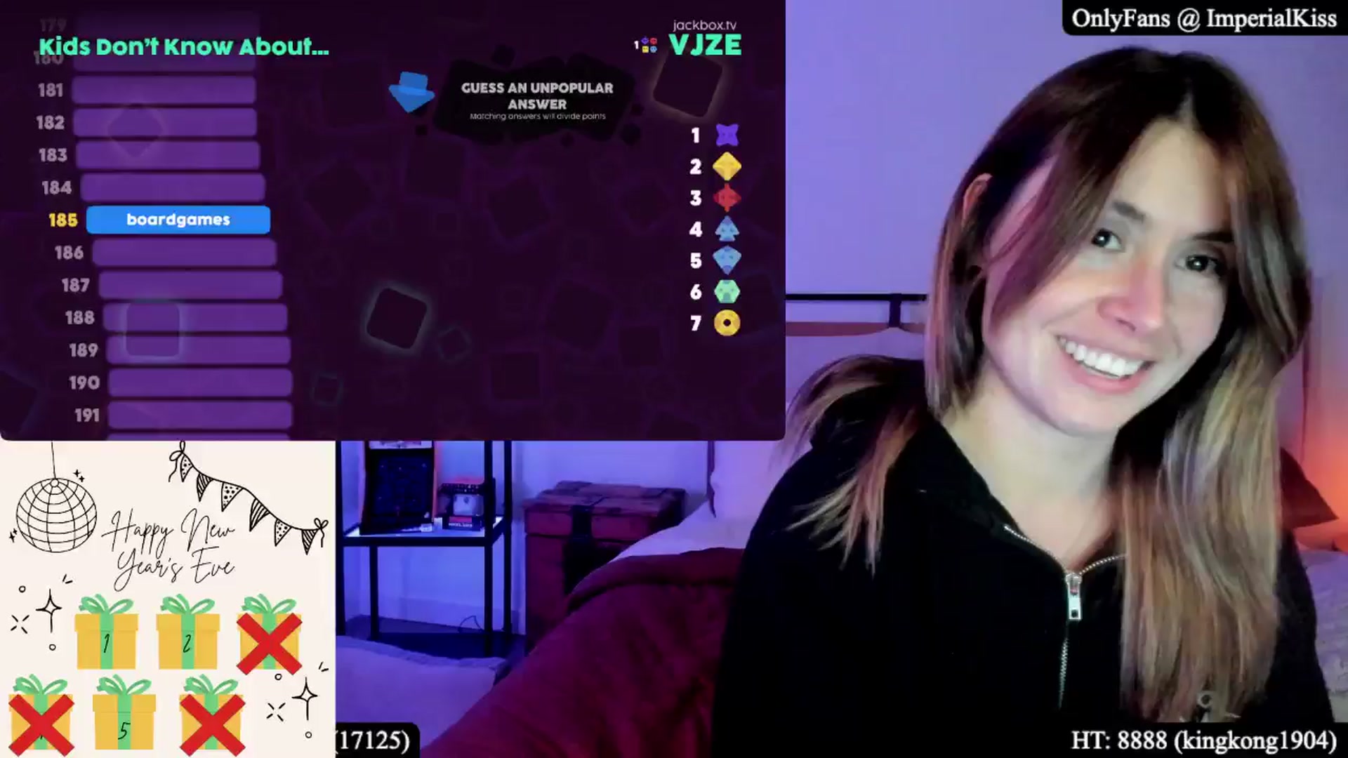 Gallery image thumbnail from ImperialKiss's myfreecams stream on, 01/01/2026, 05:09 image 18 of 20