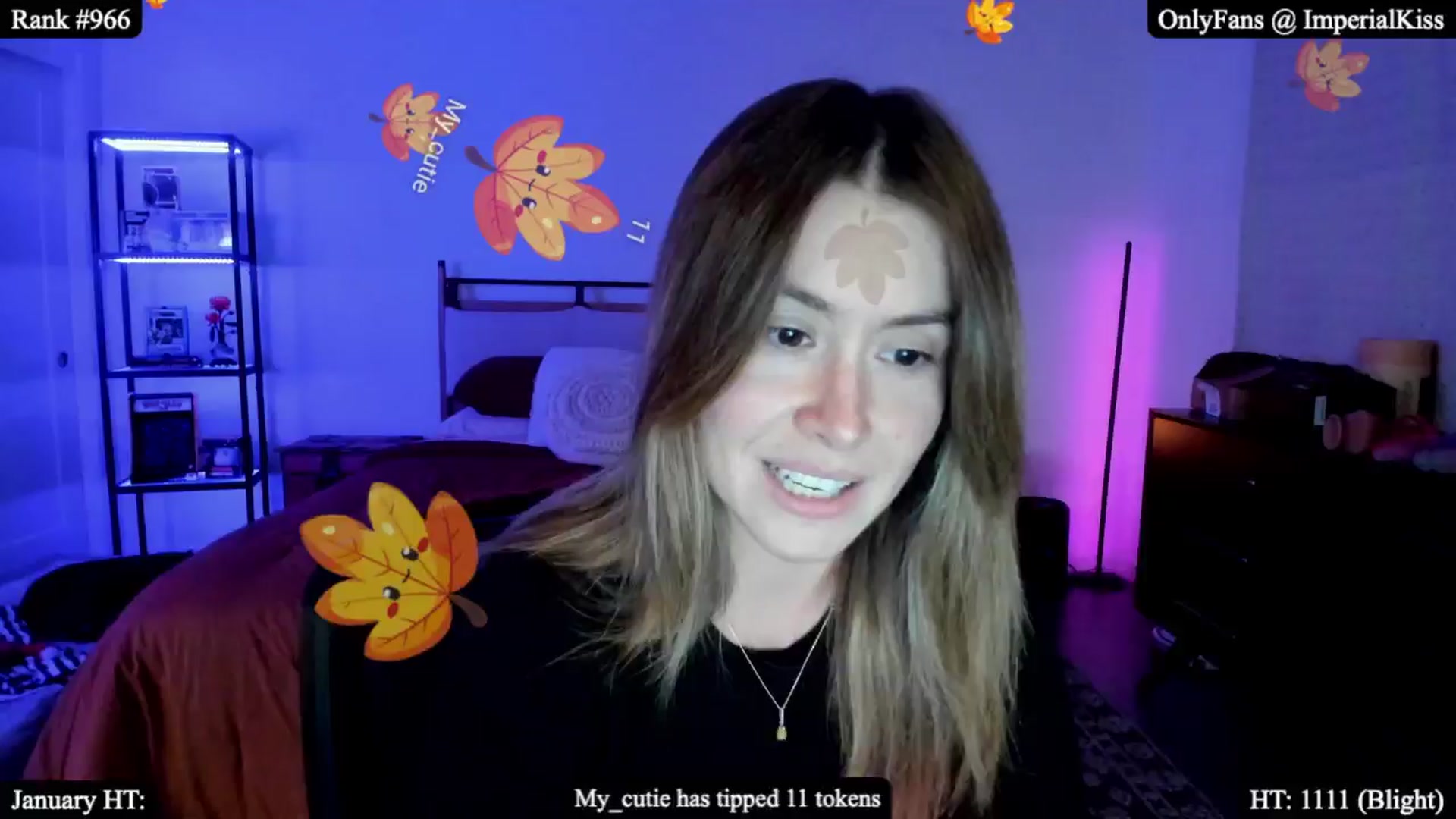 Gallery image thumbnail from ImperialKiss's myfreecams stream on, 01/03/2026, 06:24 image 2 of 20