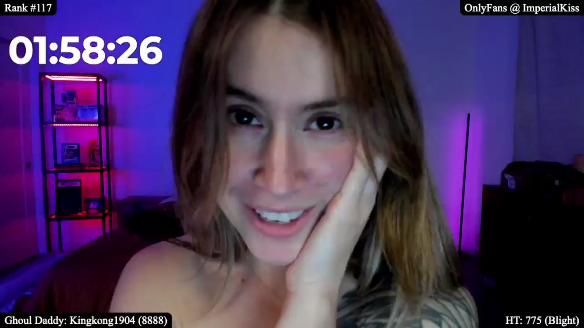 Gallery image thumbnail from ImperialKiss's myfreecams stream on, 01/04/2026, 07:41 image 15 of 20
