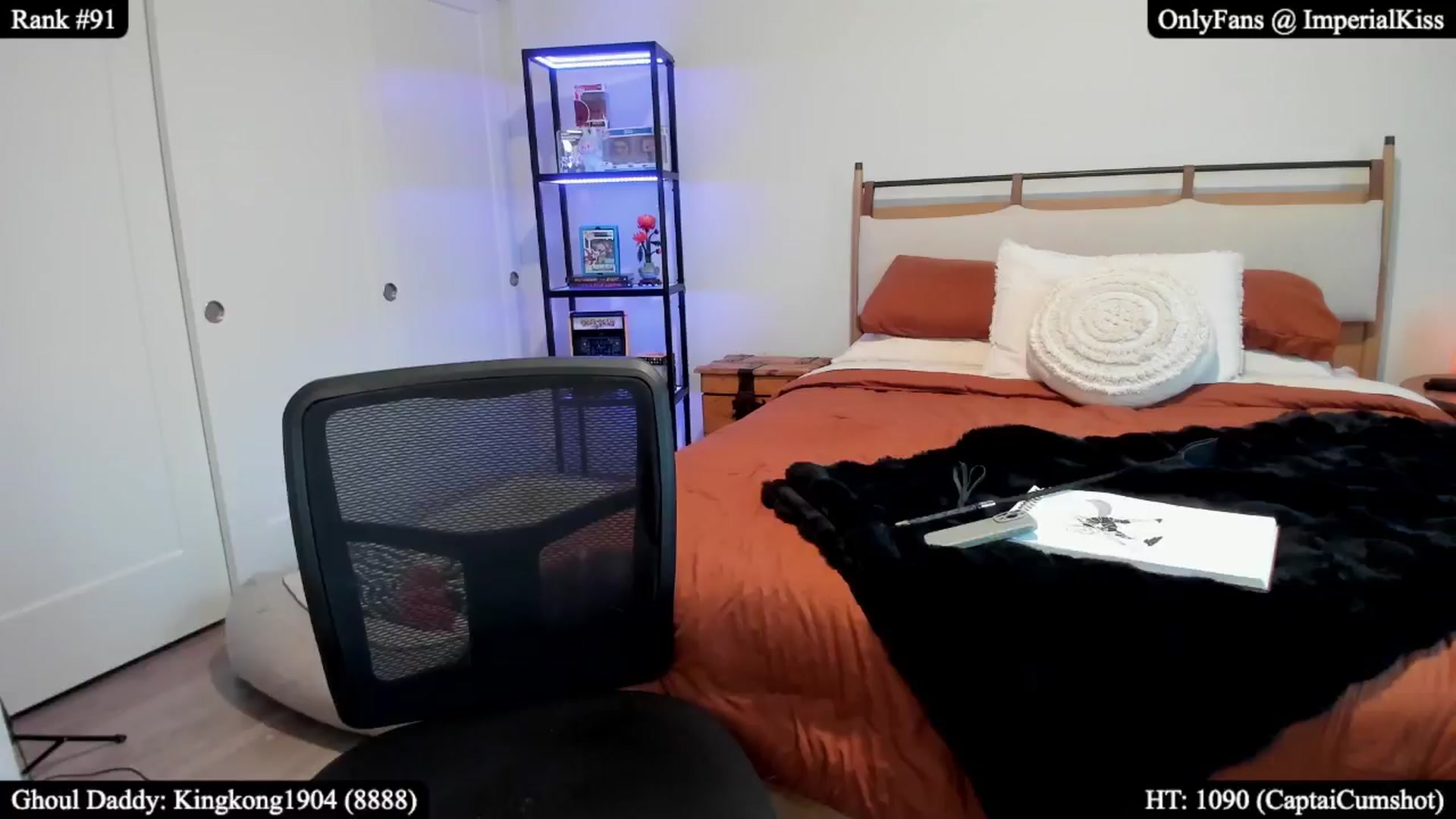 Gallery image thumbnail from ImperialKiss's myfreecams stream on, 01/05/2026, 01:52 image 8 of 20