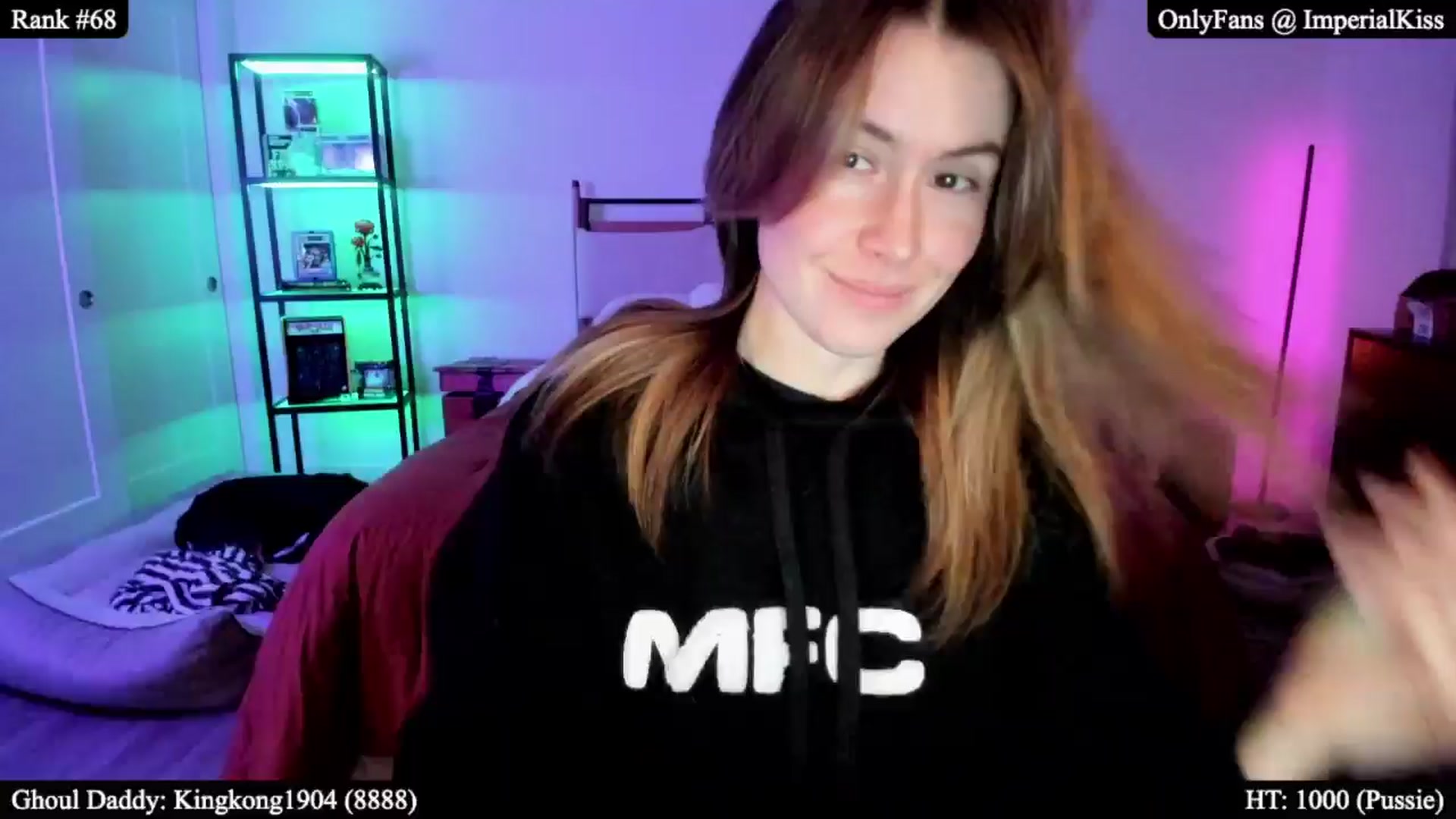 Gallery image thumbnail from ImperialKiss's myfreecams stream on, 01/09/2026, 06:18 image 11 of 20