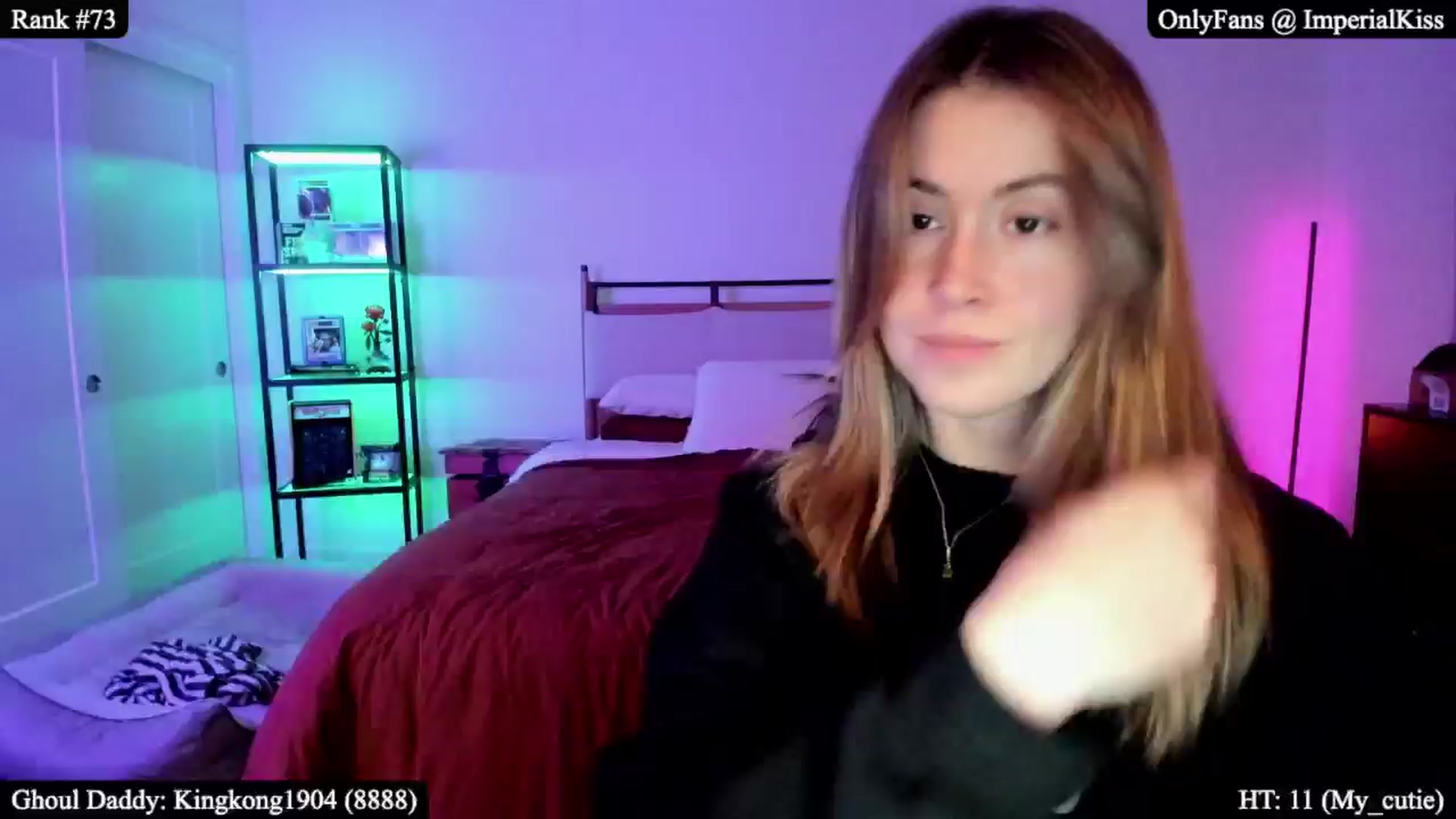 Gallery image thumbnail from ImperialKiss's myfreecams stream on, 01/09/2026, 06:18 image 1 of 20