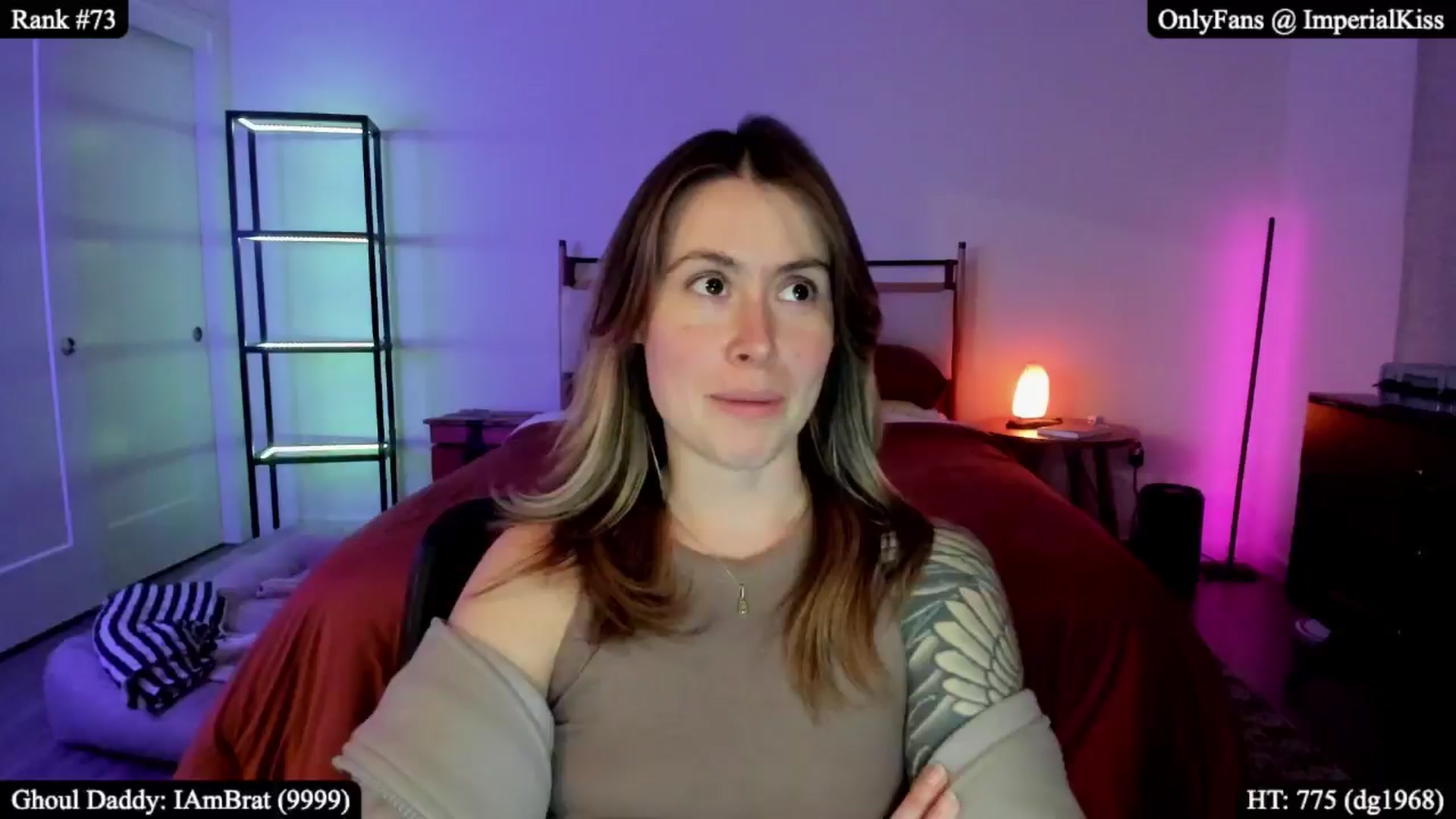 Gallery image thumbnail from ImperialKiss's myfreecams stream on, 01/11/2026, 04:33 image 6 of 20