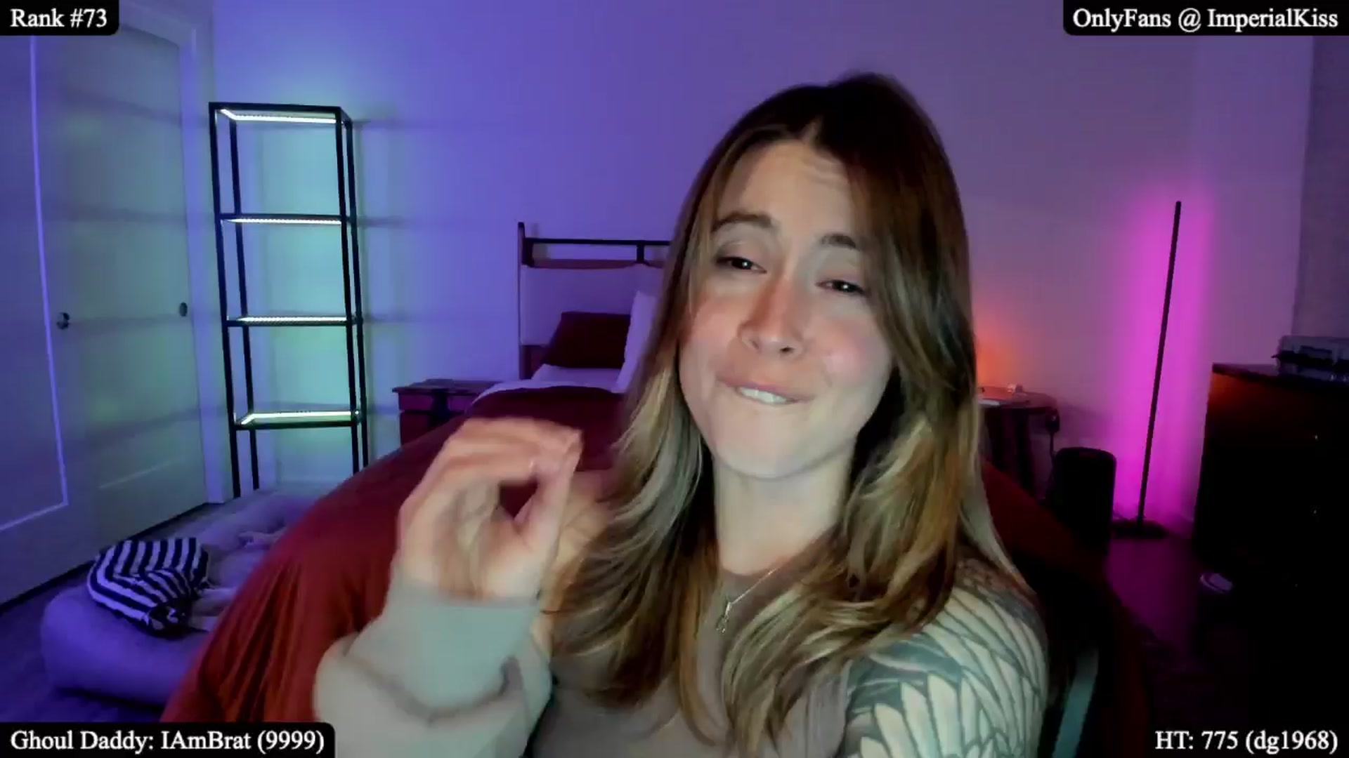 Gallery image thumbnail from ImperialKiss's myfreecams stream on, 01/11/2026, 04:33 image 8 of 20