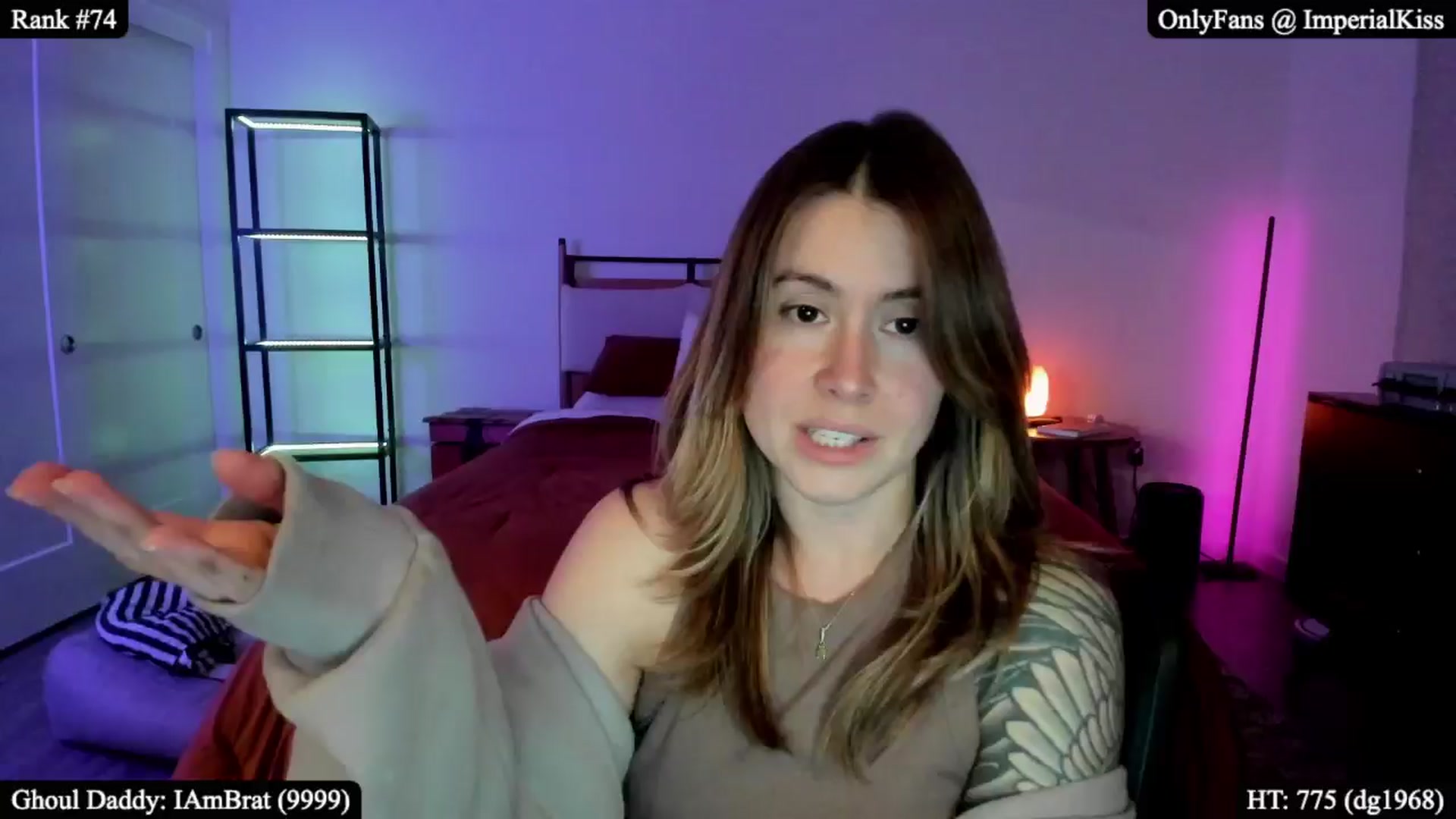 Gallery image thumbnail from ImperialKiss's myfreecams stream on, 01/11/2026, 04:33 image 17 of 20